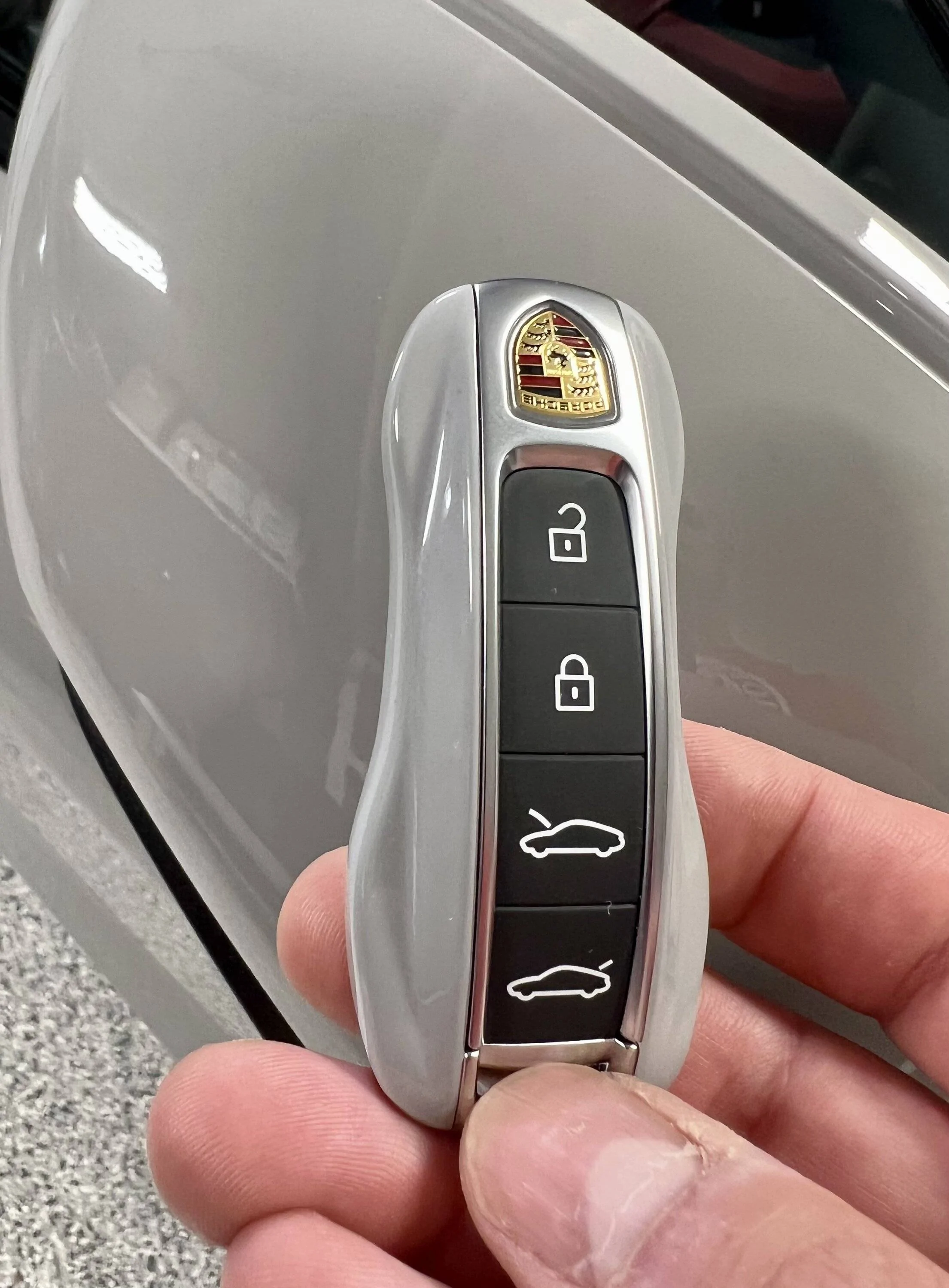 Porsche Taycan OK - let's see them! Key Fob F122D583-EB7A-45D1-B56B-F9840BEFFBB1