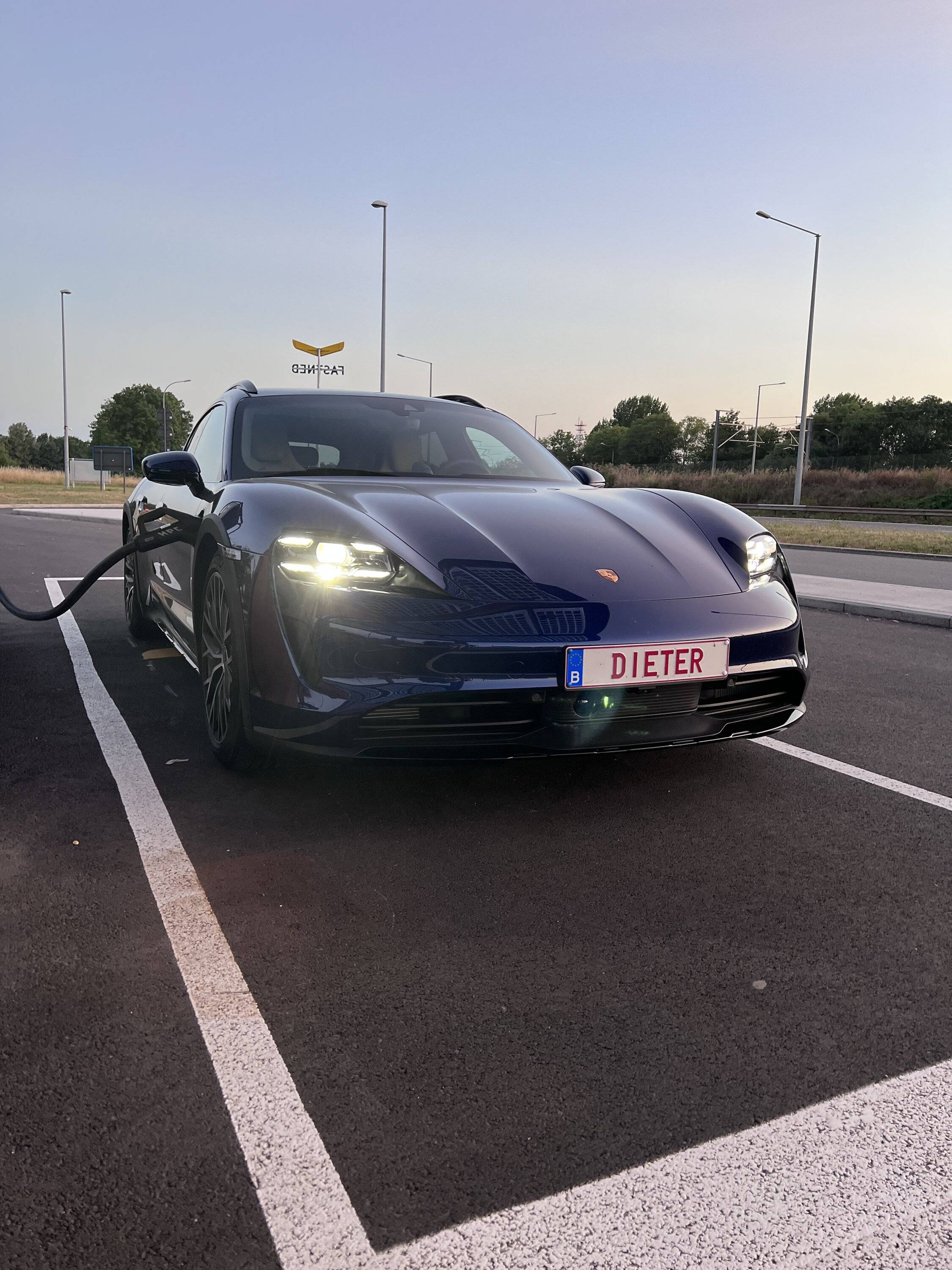Porsche Taycan Today was a good day... Pickup CT4S day! 20220719_195557454_iOS