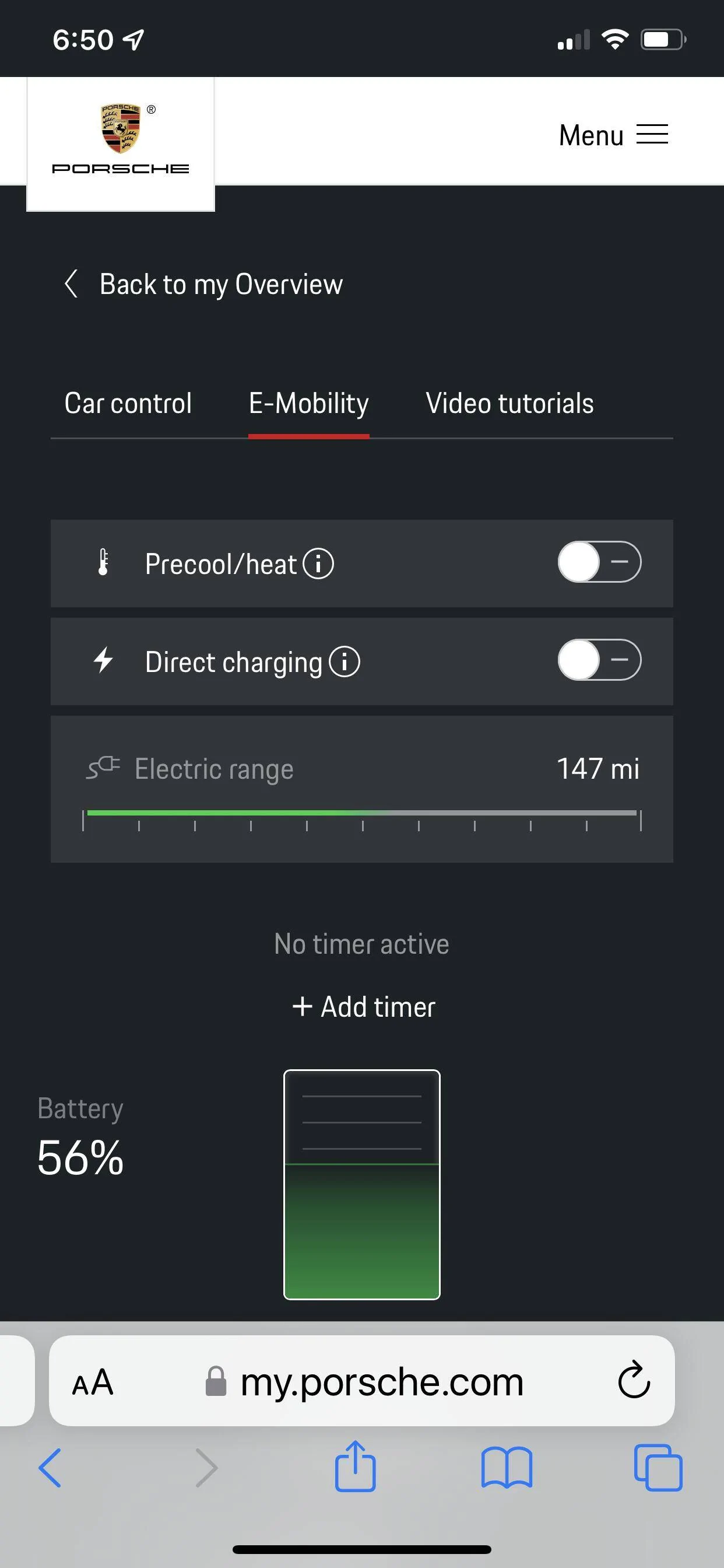 Porsche Taycan Does anyone have mobile app issue? AAFE8E83-721F-437E-A684-9F34EF8D7454