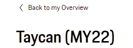 Porsche Taycan myporsche website / app down (service unavailable) 1658854928466