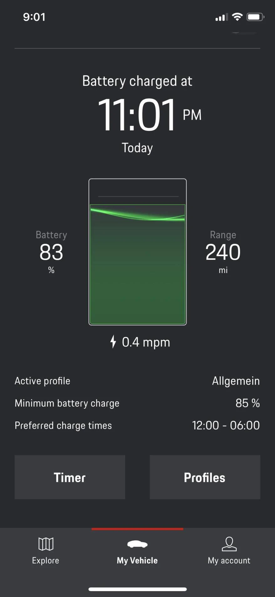Porsche Taycan Porsche Connect App rant 93CD87E9-BE07-4CB3-90A1-21047303DFF6