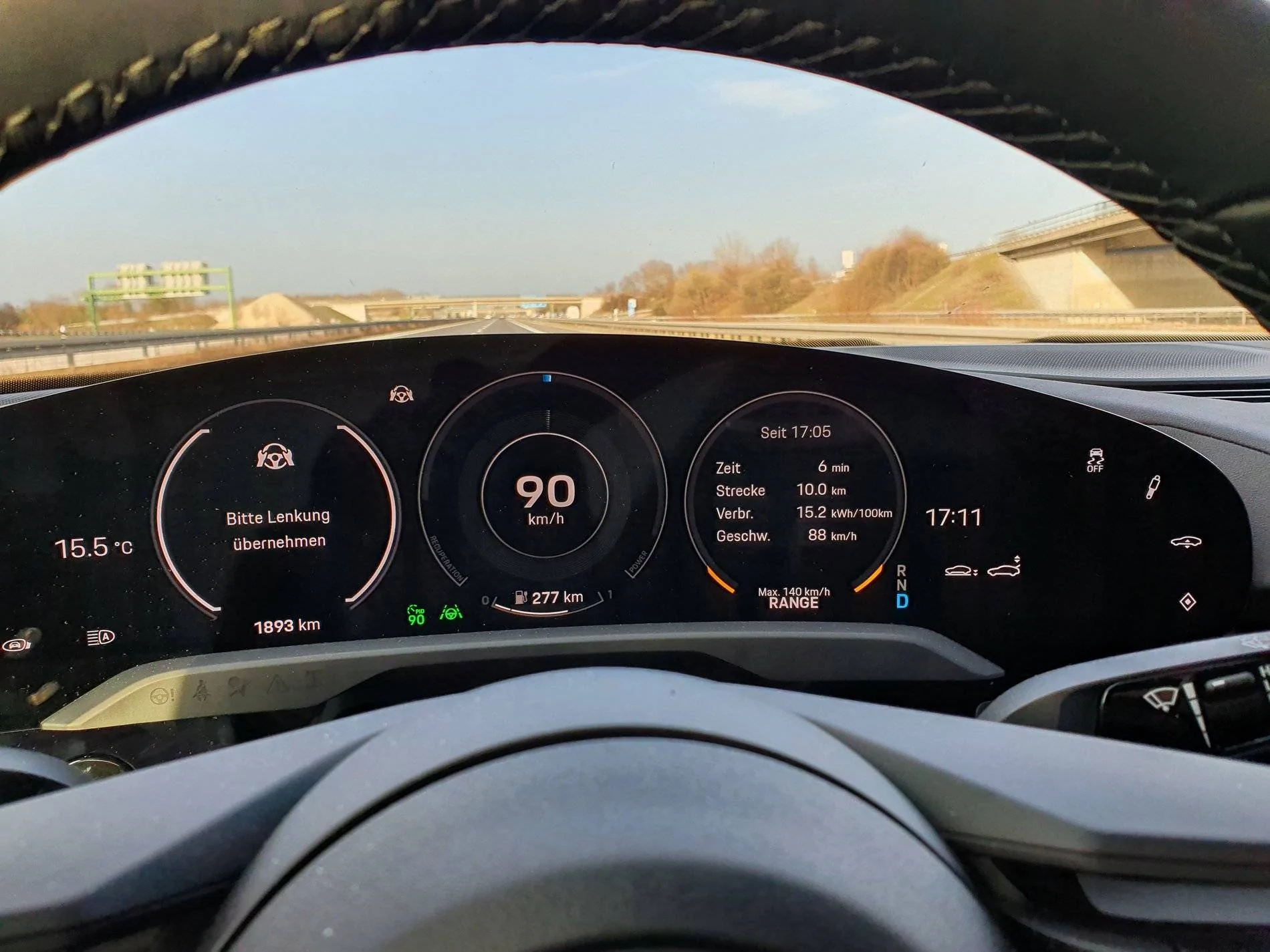 Porsche Taycan Porsche Taycan 4S 576 km (358 mile) range!? - The Autobahn Specialist T4S_HypermilingAt90_15.2kWh