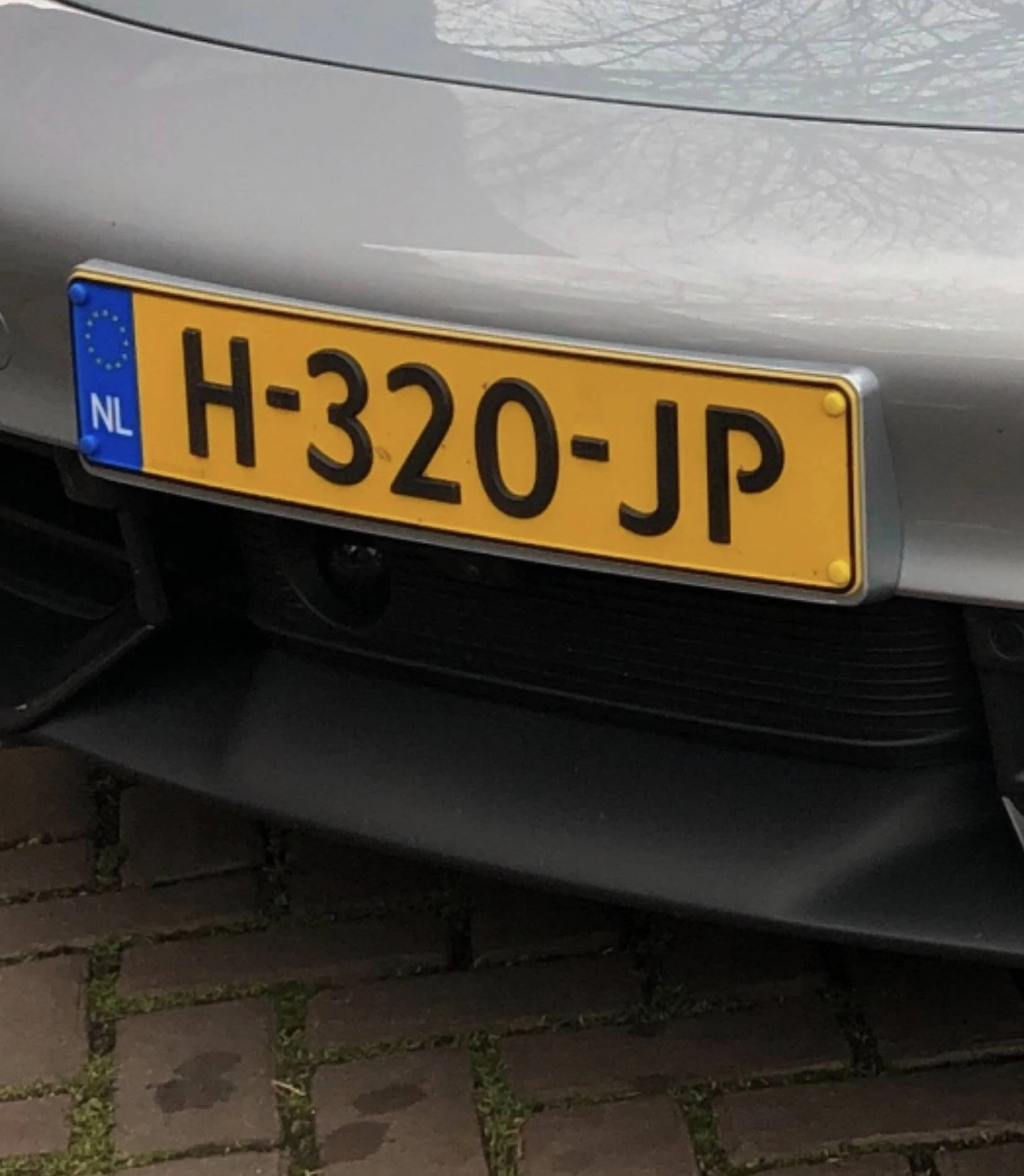 Porsche Taycan Number plate backing size 41397365-7629-4877-8F6F-1C8FFEF11212