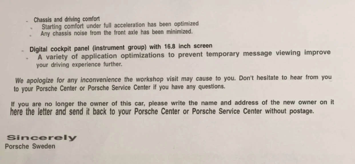 Porsche Taycan Software Update at the Porsche Center 79DA0C89-3EA5-40FD-8A9E-352A6AAC75D3