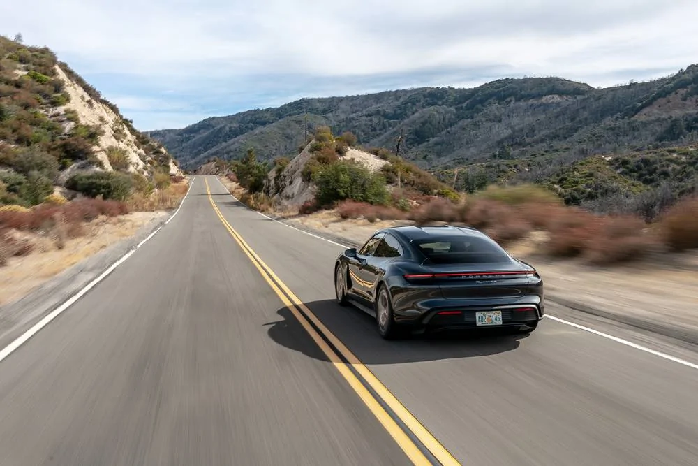 Porsche Taycan Porsche announces US release of Taycan 4S with EPA range of 203 miles Volcano Grey Taycan 4S 