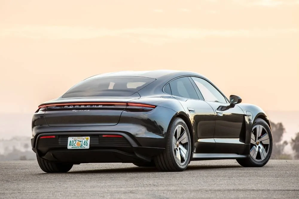 Porsche Taycan Porsche announces US release of Taycan 4S with EPA range of 203 miles Volcano Grey Taycan 4S c