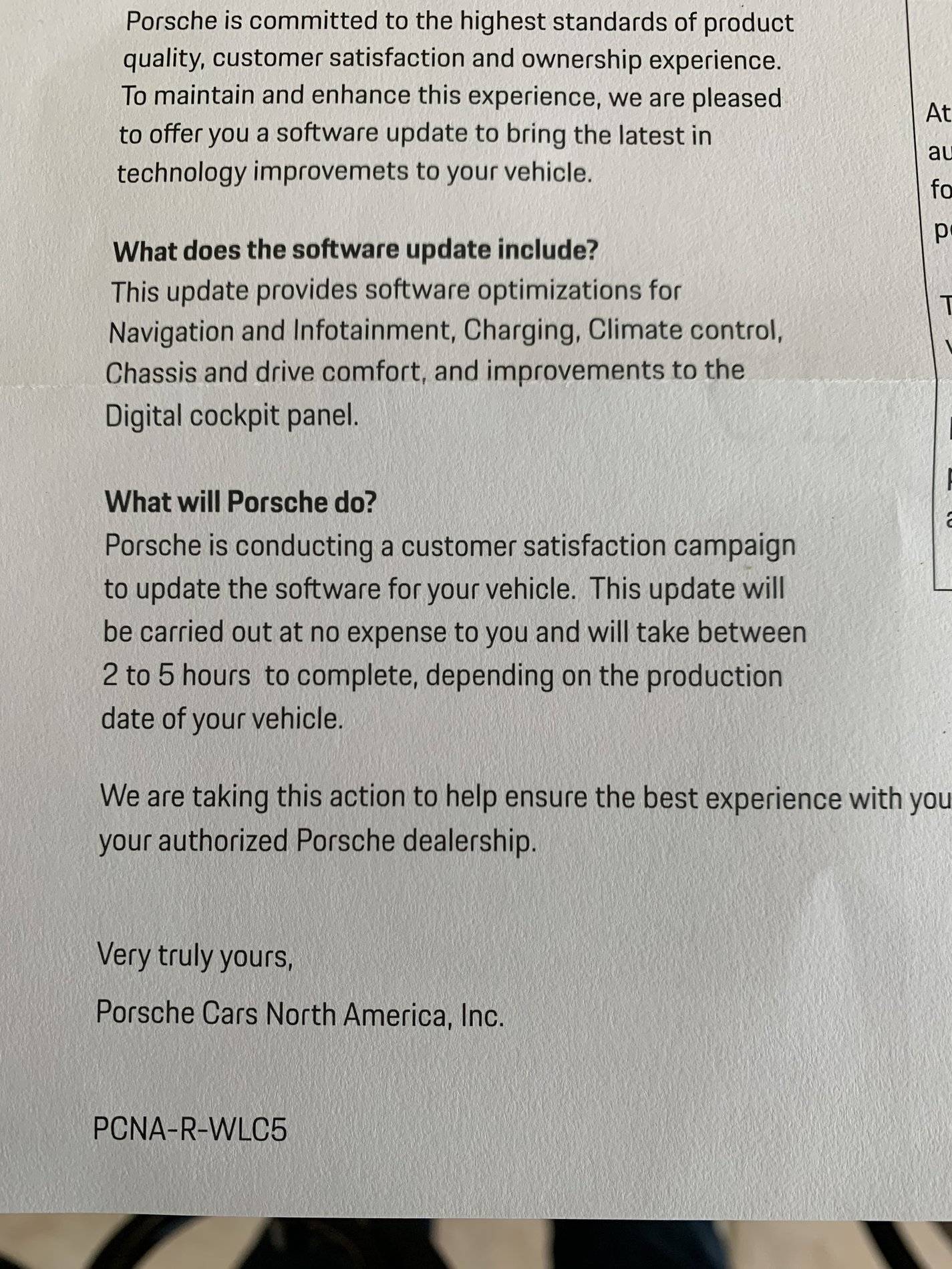 Porsche Taycan Taycan Turbo Charging Recall and Stop Sale? 167D9CDF-C7C7-4FCB-8C8D-381FC79C4331