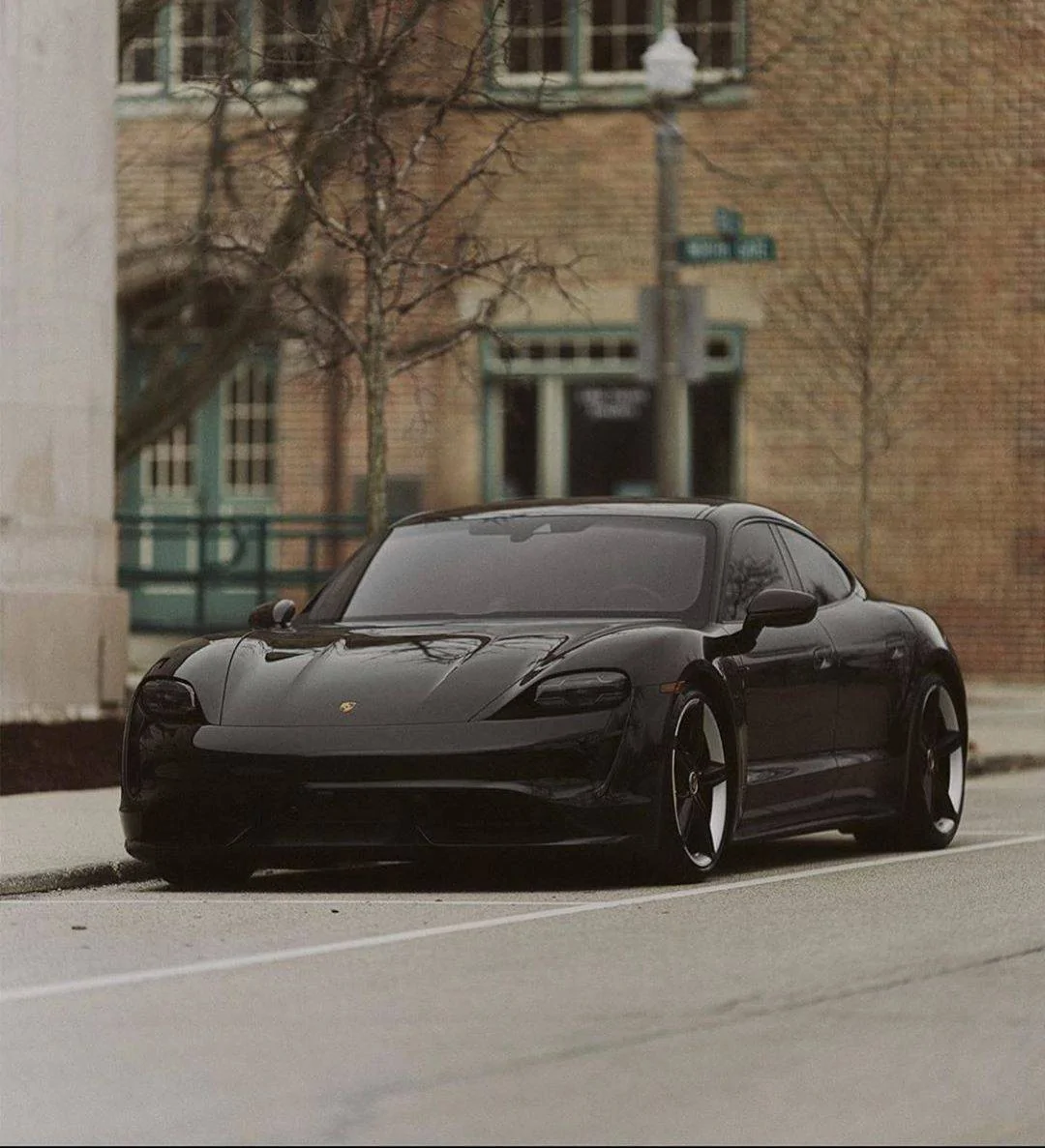 Porsche Taycan BLACK / JET BLACK Taycan Club Black Taycan tinted headlights