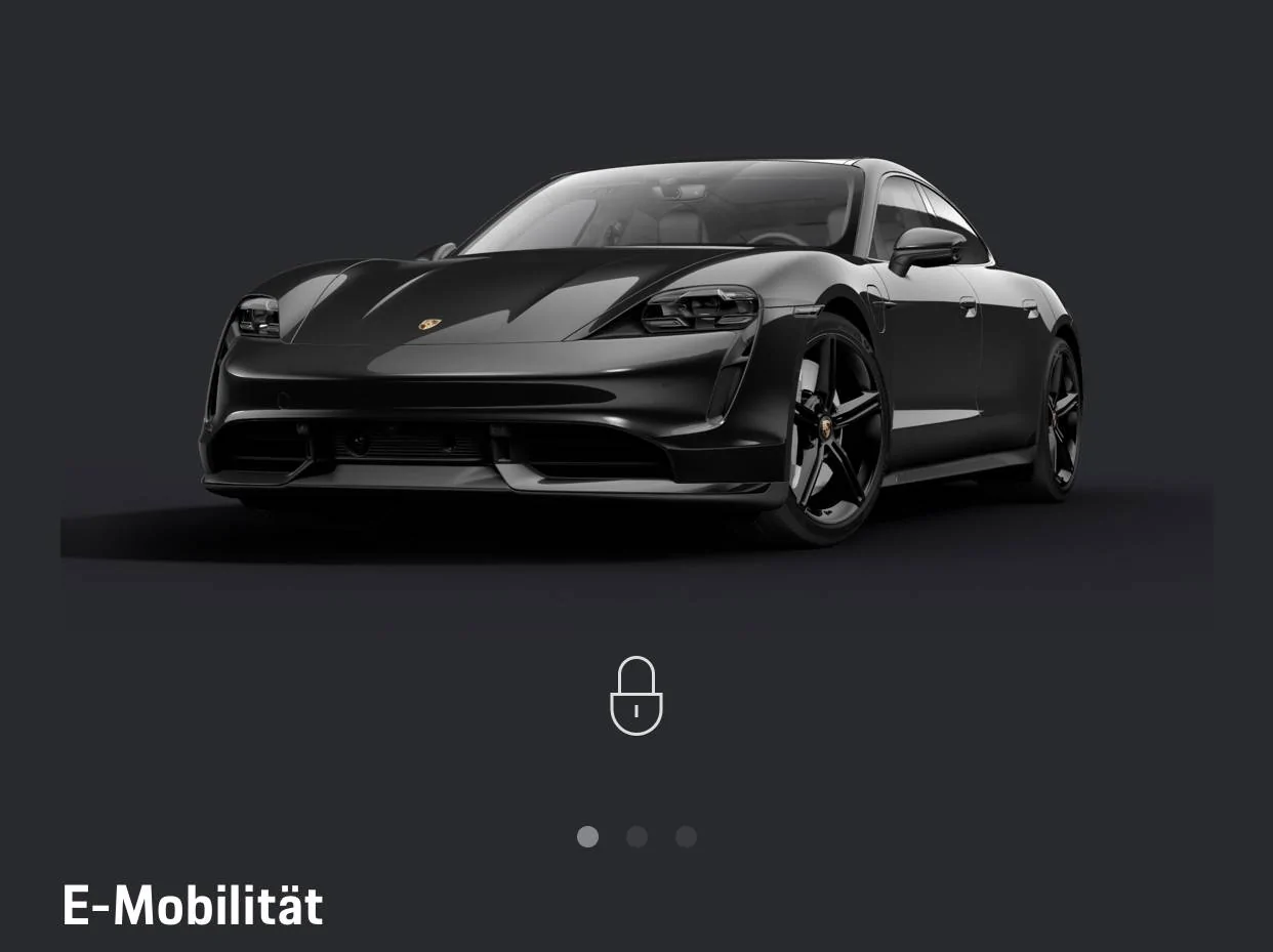 Porsche Taycan Unlocking Taycan through App B8AB6EE8-846D-4885-AEA9-58B4B6B4DBF6