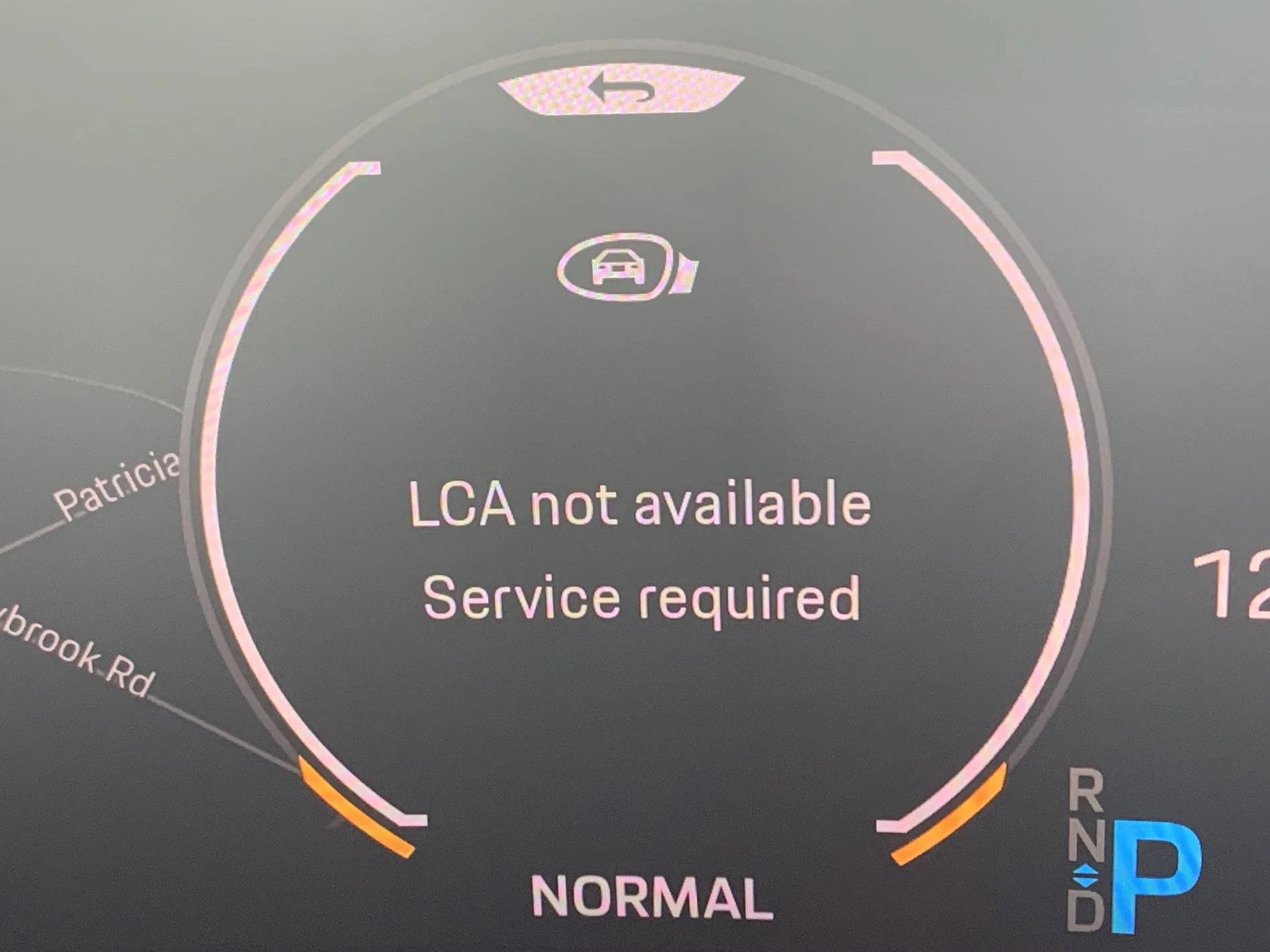 Porsche Taycan Lane change assist not available message A9A12592-28FA-449D-B712-8A86D138D7EC