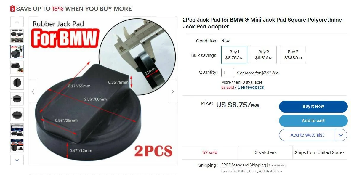 Porsche Taycan New Porsche Taycan Jack Pads Available 1658939293849
