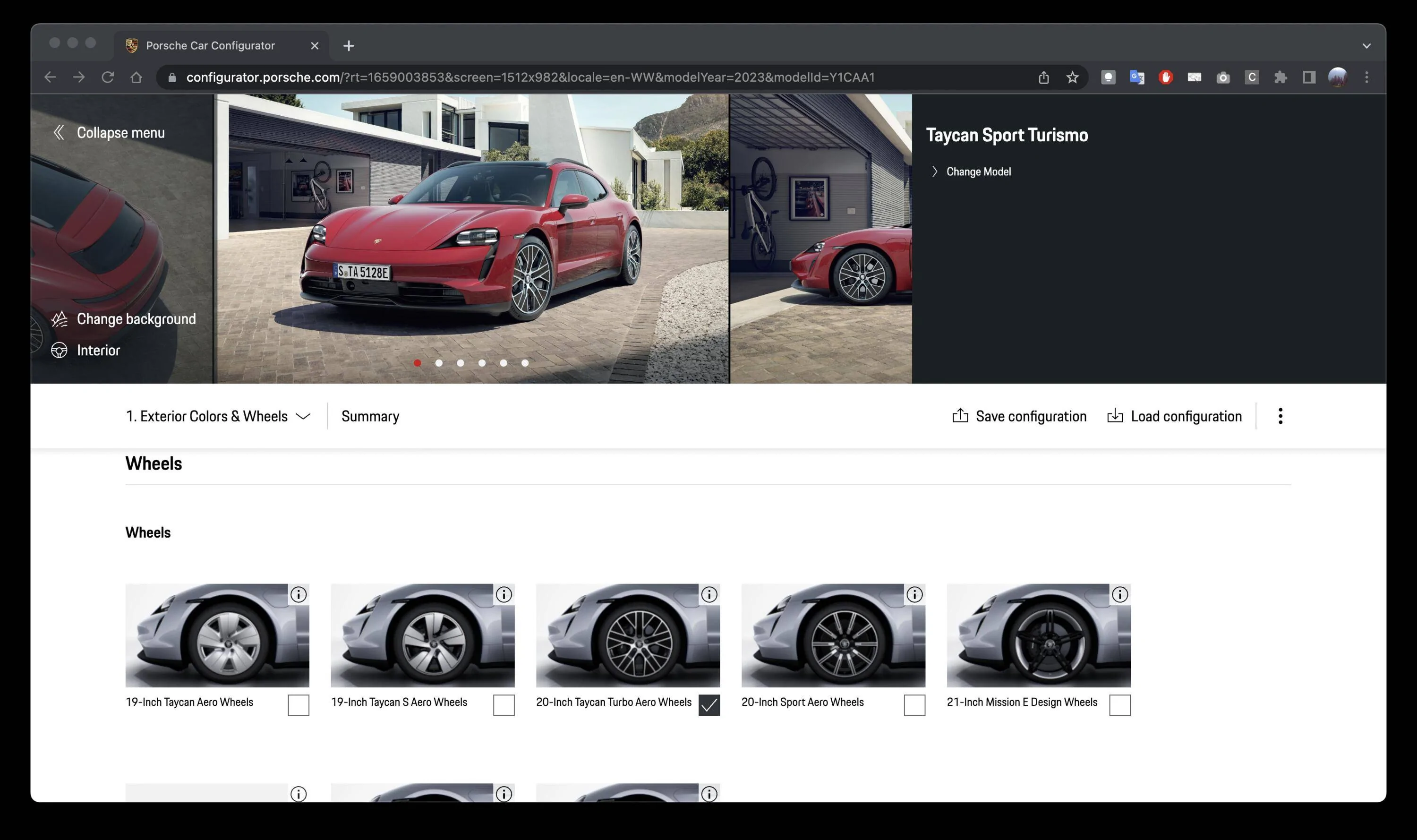 Porsche Taycan New Porsche Taycan Configurator p2