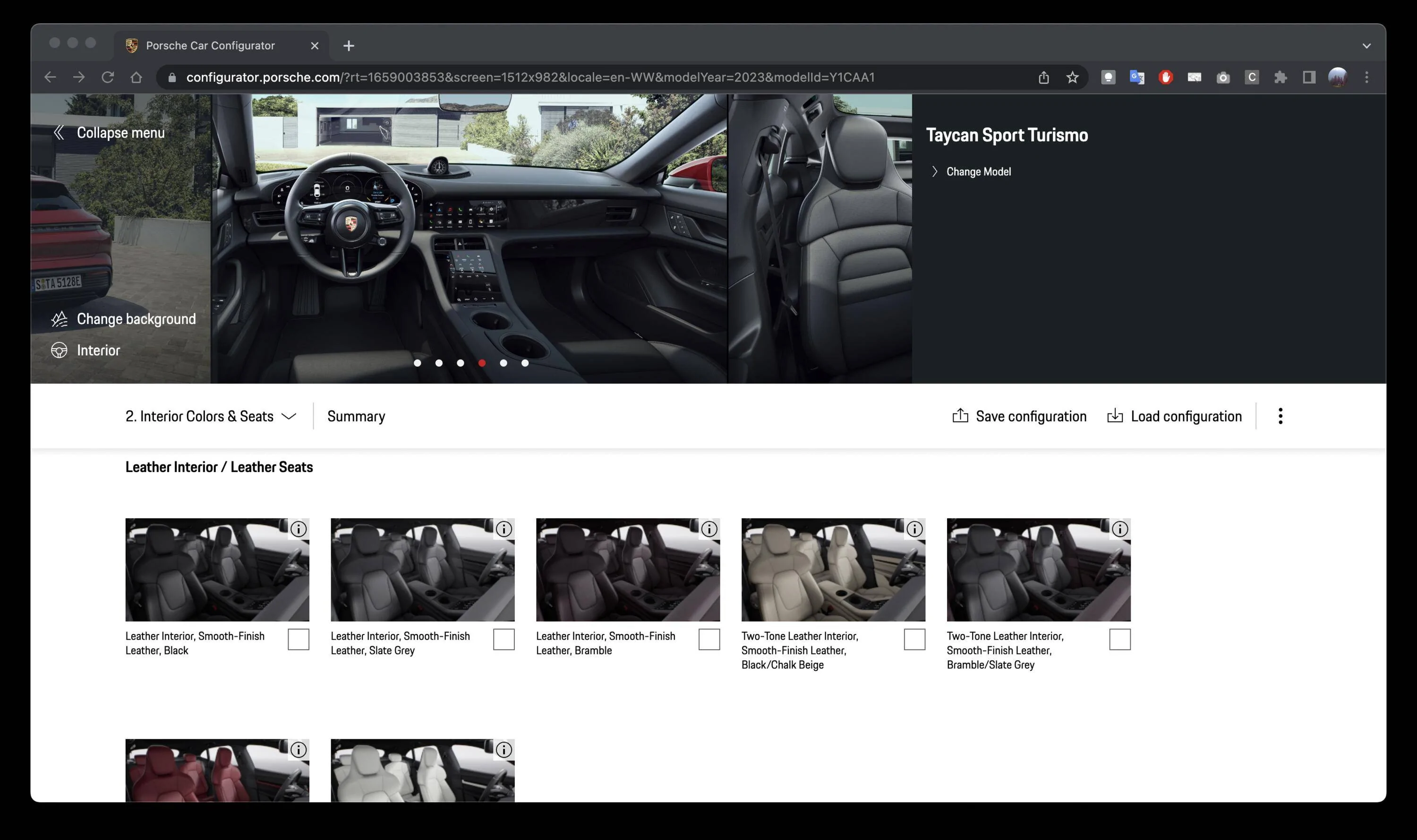Porsche Taycan New Porsche Taycan Configurator p3
