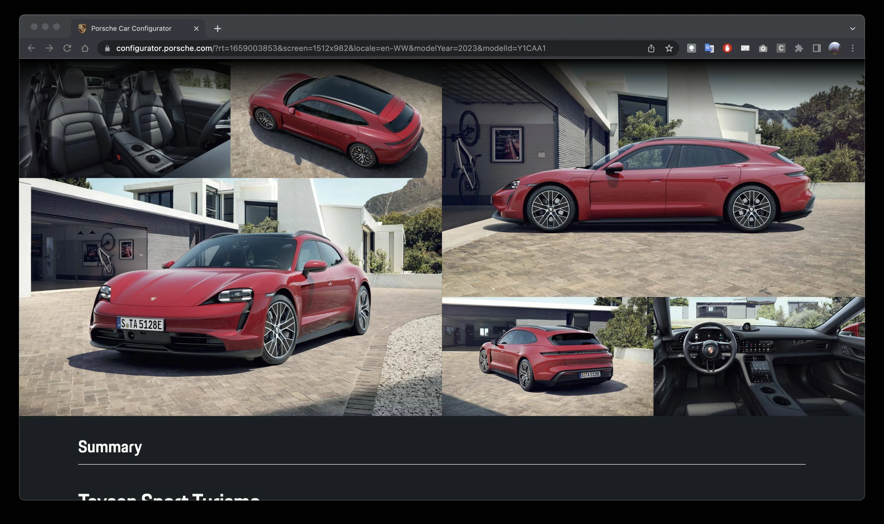 Porsche Taycan New Porsche Taycan Configurator p4