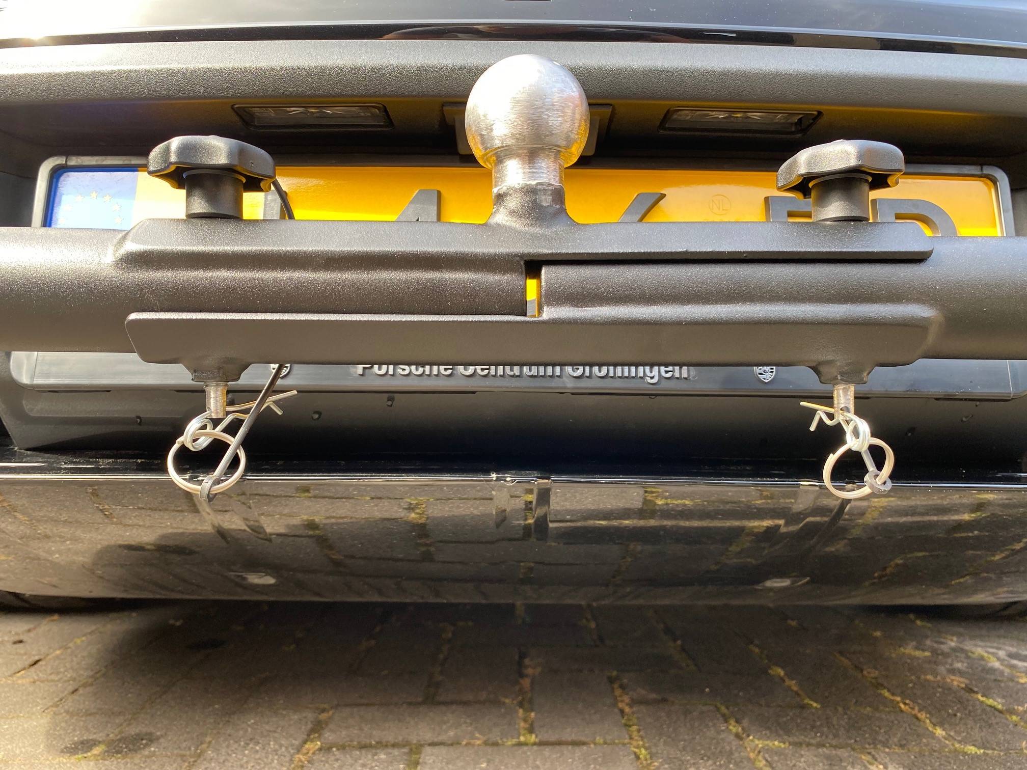Porsche Taycan My custom hitch for standard bike rack. 10