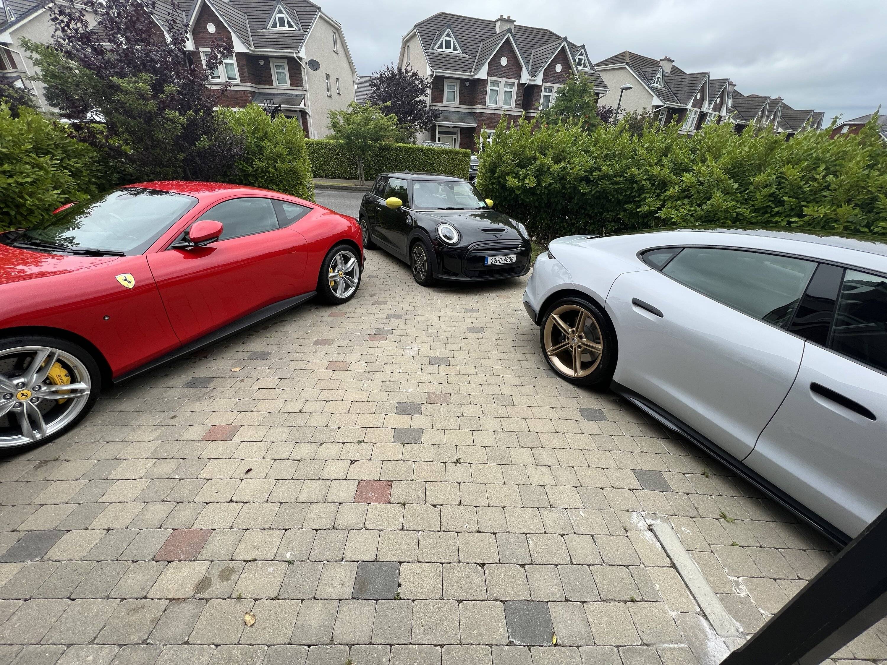 Porsche Taycan Collected 4th New Taycan Today - Ice Grey Turbo w/ Gold Wheels C5551D00-3780-4770-8AF6-3FABE2B20116