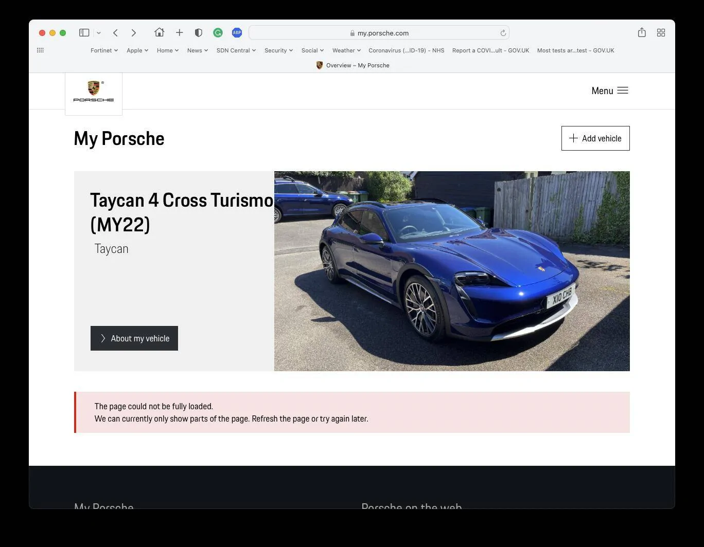 Porsche Taycan They make excellent cars......but their software ability leaves a lot to be desired.... Screenshot 2022-07-31 at 11.32.42