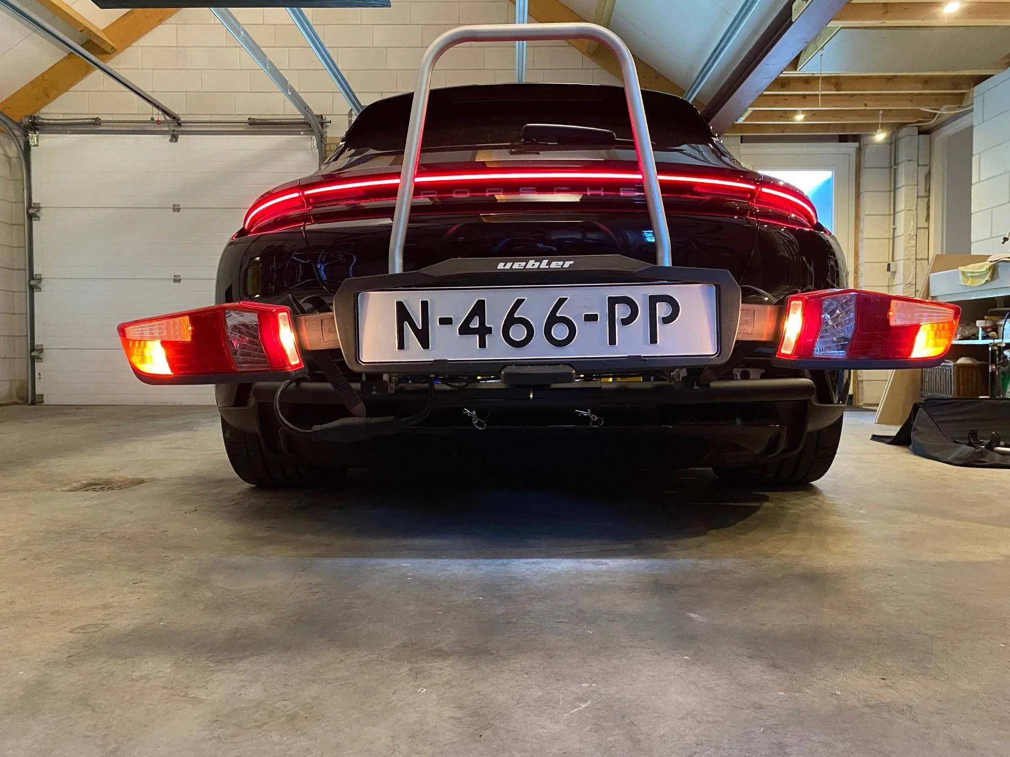 Porsche Taycan My custom hitch for standard bike rack. 30