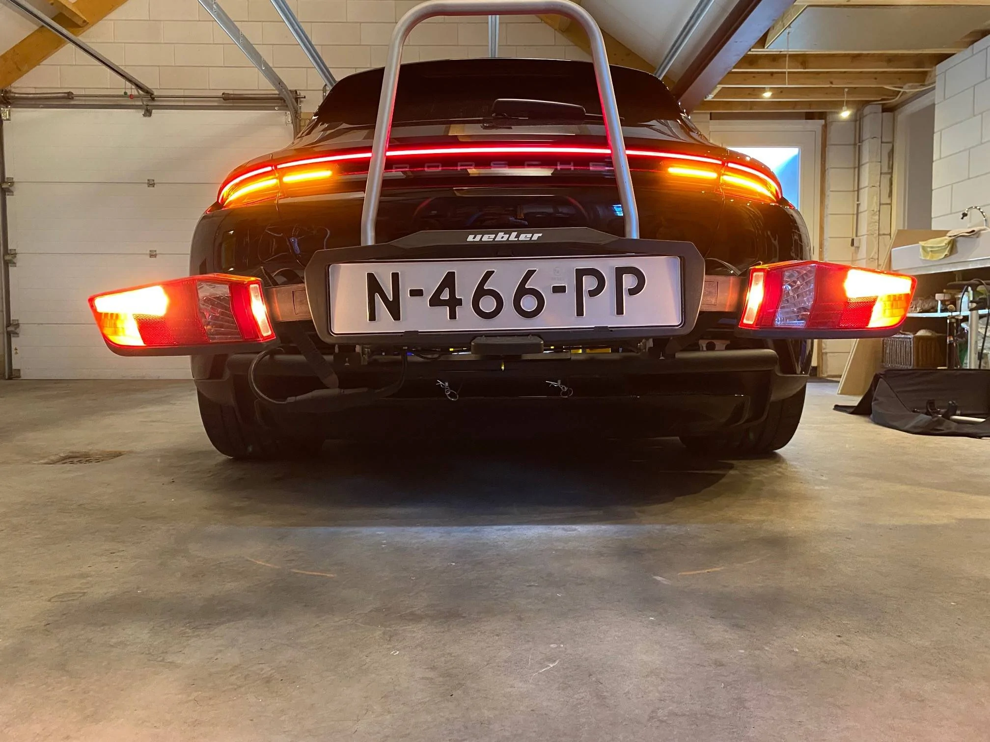 Porsche Taycan My custom hitch for standard bike rack. 31
