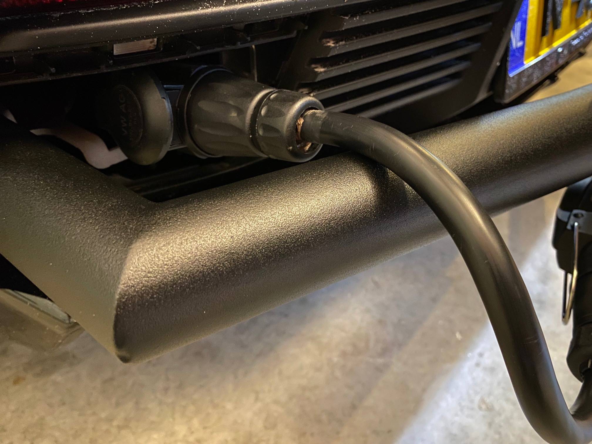 Porsche Taycan My custom hitch for standard bike rack. 33