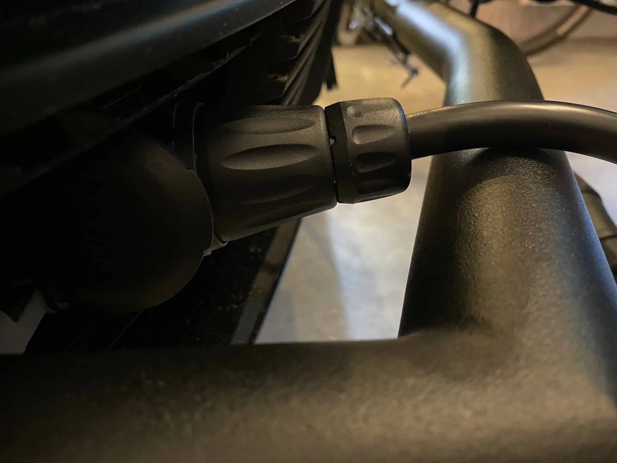 Porsche Taycan My custom hitch for standard bike rack. 34