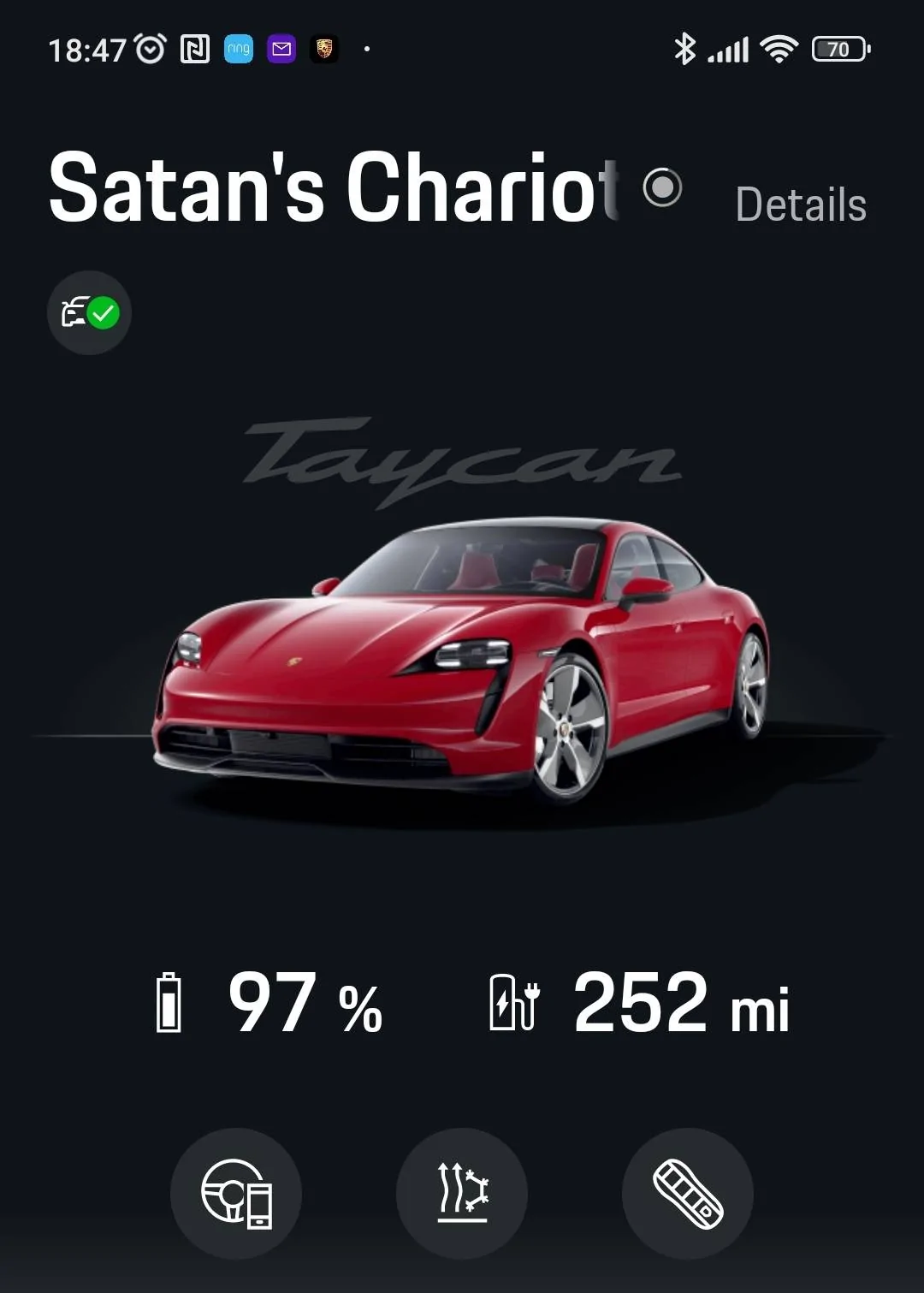 Porsche Taycan Went on holiday - Battery report IMG_20220716_184827