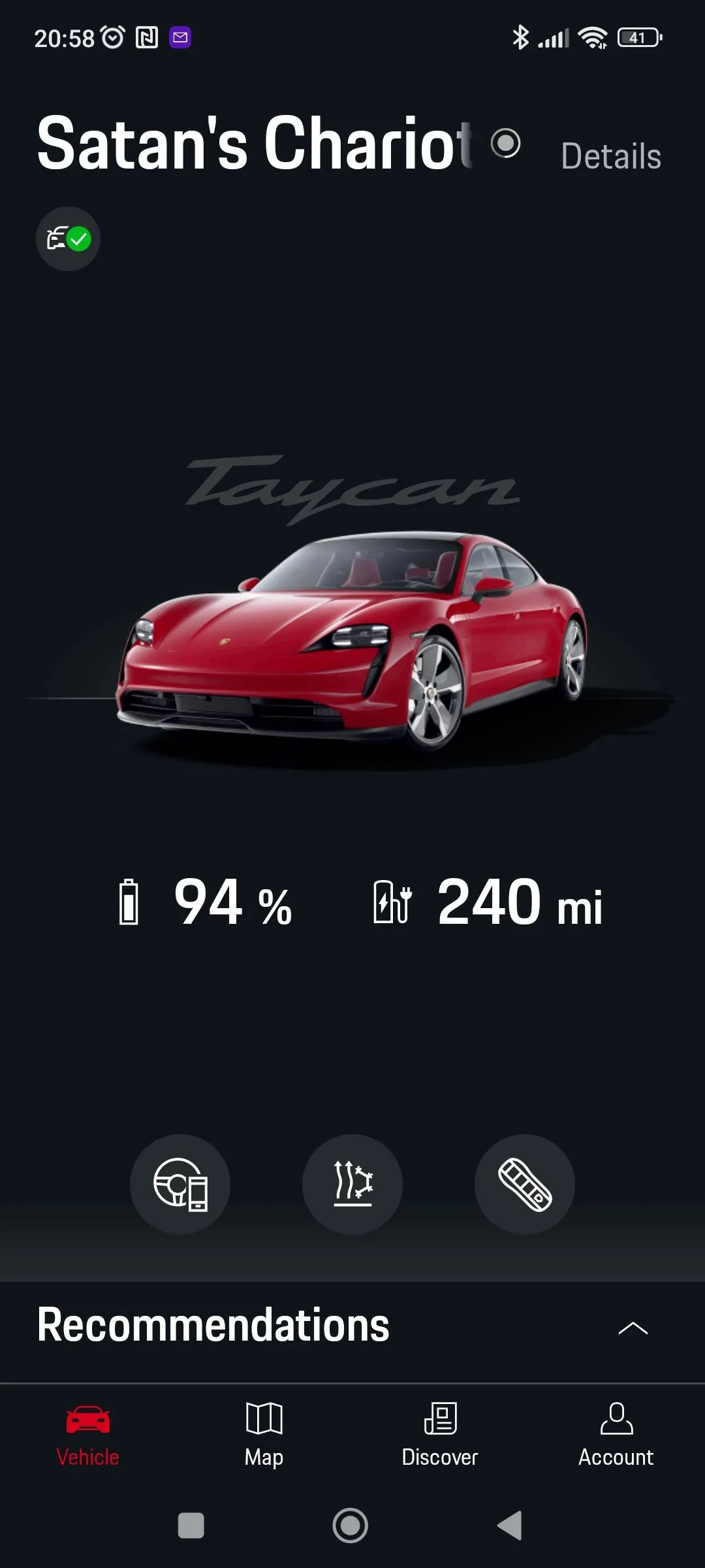 Porsche Taycan Went on holiday - Battery report Screenshot_2022-08-02-20-58-29-856_de.porsche.on