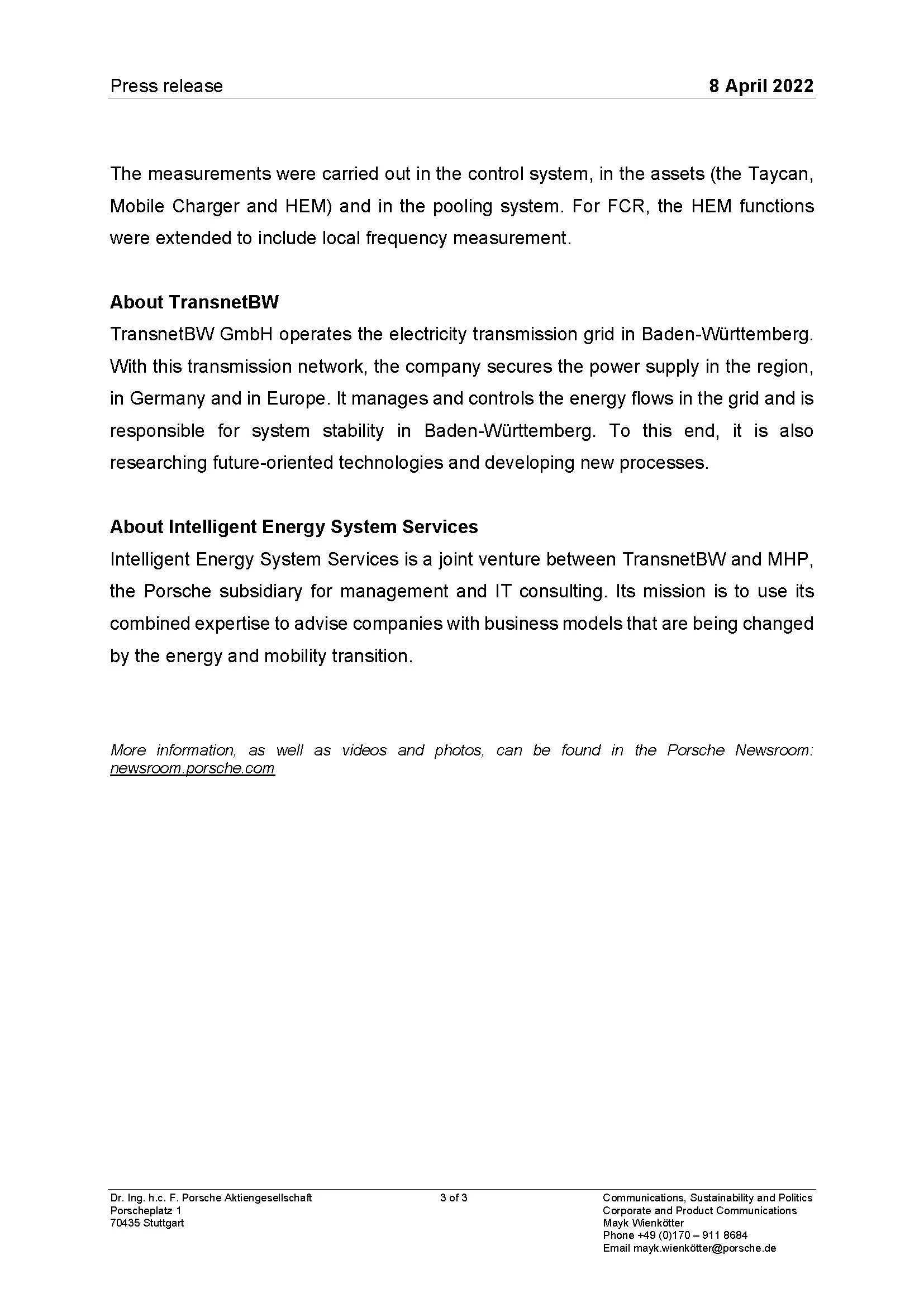 Porsche Taycan Porsche Taycan Vehicle-to-Grid Applications S22_0893_en_Page_3