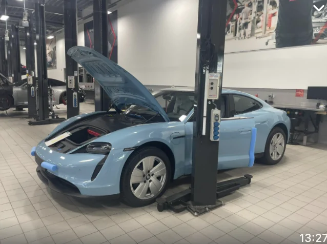 Porsche Taycan Aug delivery. 1660137720189