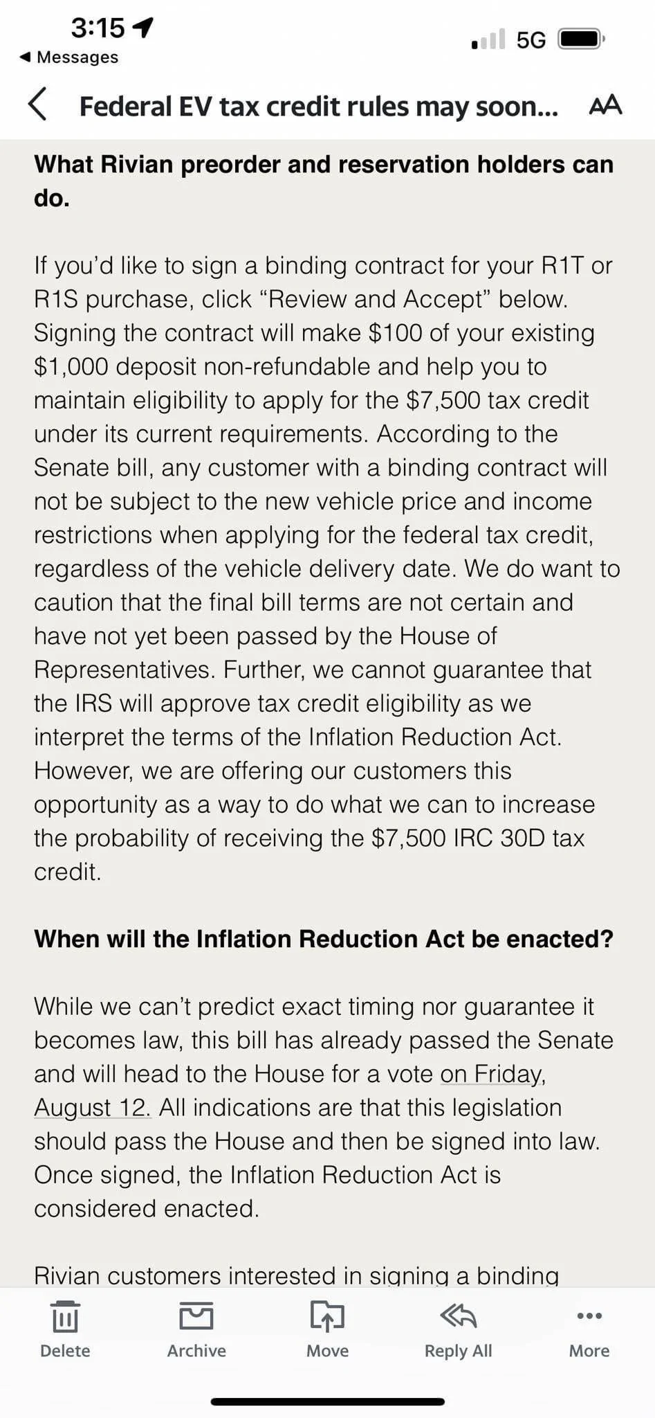 Porsche Taycan Good Bye $7,500 tax credit! Rivian 2