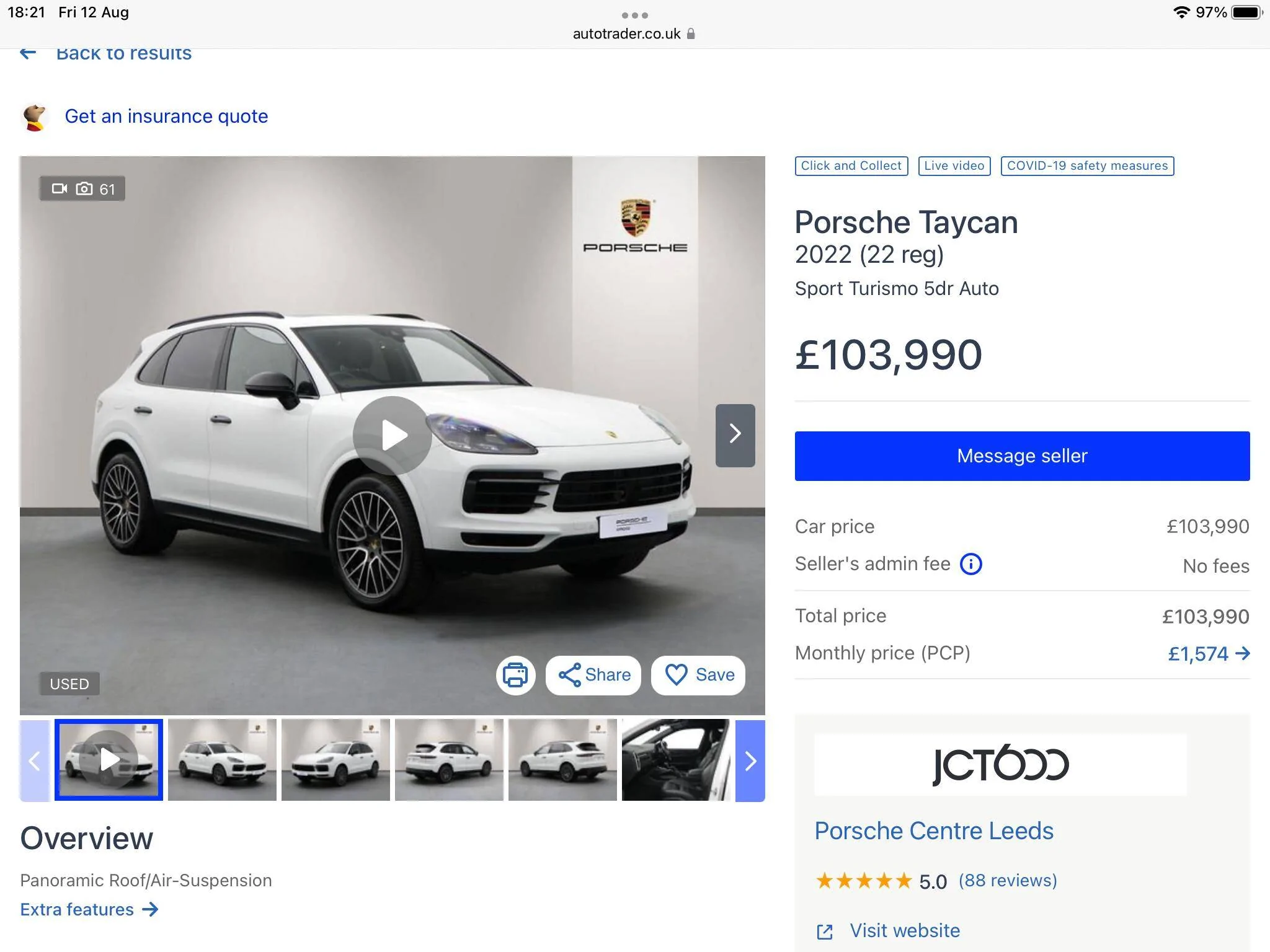Porsche Taycan How much?! AF6E77DB-CCCC-4CE6-B23E-F7BEDD46A966