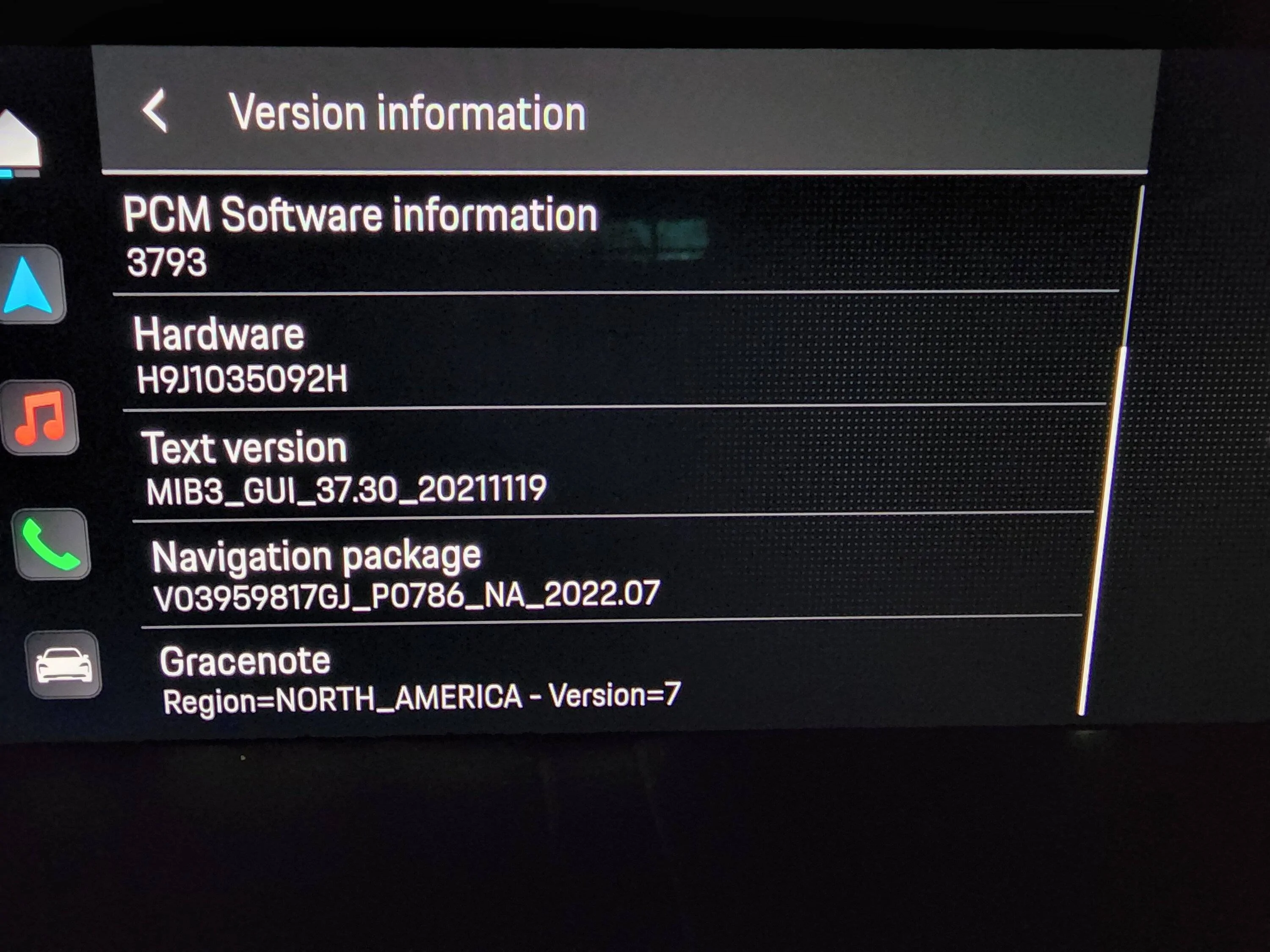 Porsche Taycan No Android Auto after update - MY20 Turbo - USA 2022-08-15 15.09.48