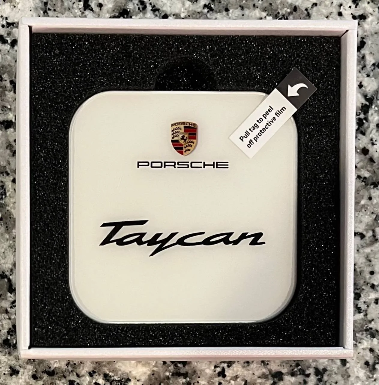 Porsche Taycan Porsche Taycan - Portable Wireless Charger (iPhone or Android) W/Box And Manual NIB IMG_0281