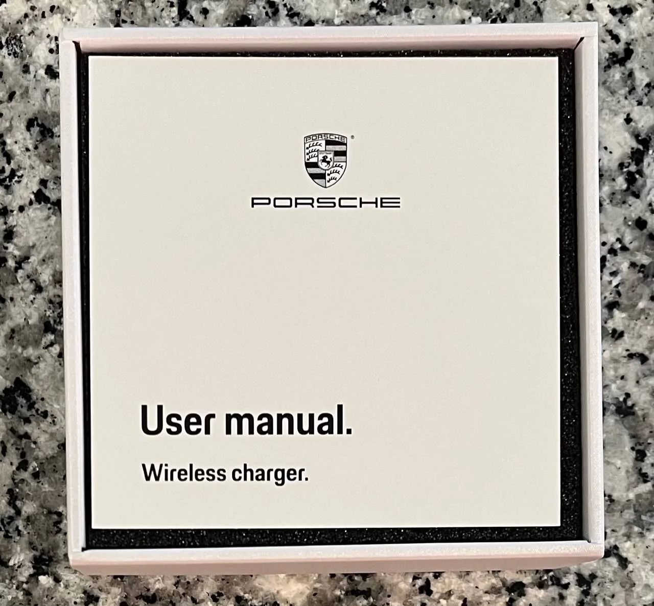 Porsche Taycan Porsche Taycan - Portable Wireless Charger (iPhone or Android) W/Box And Manual NIB IMG_0280