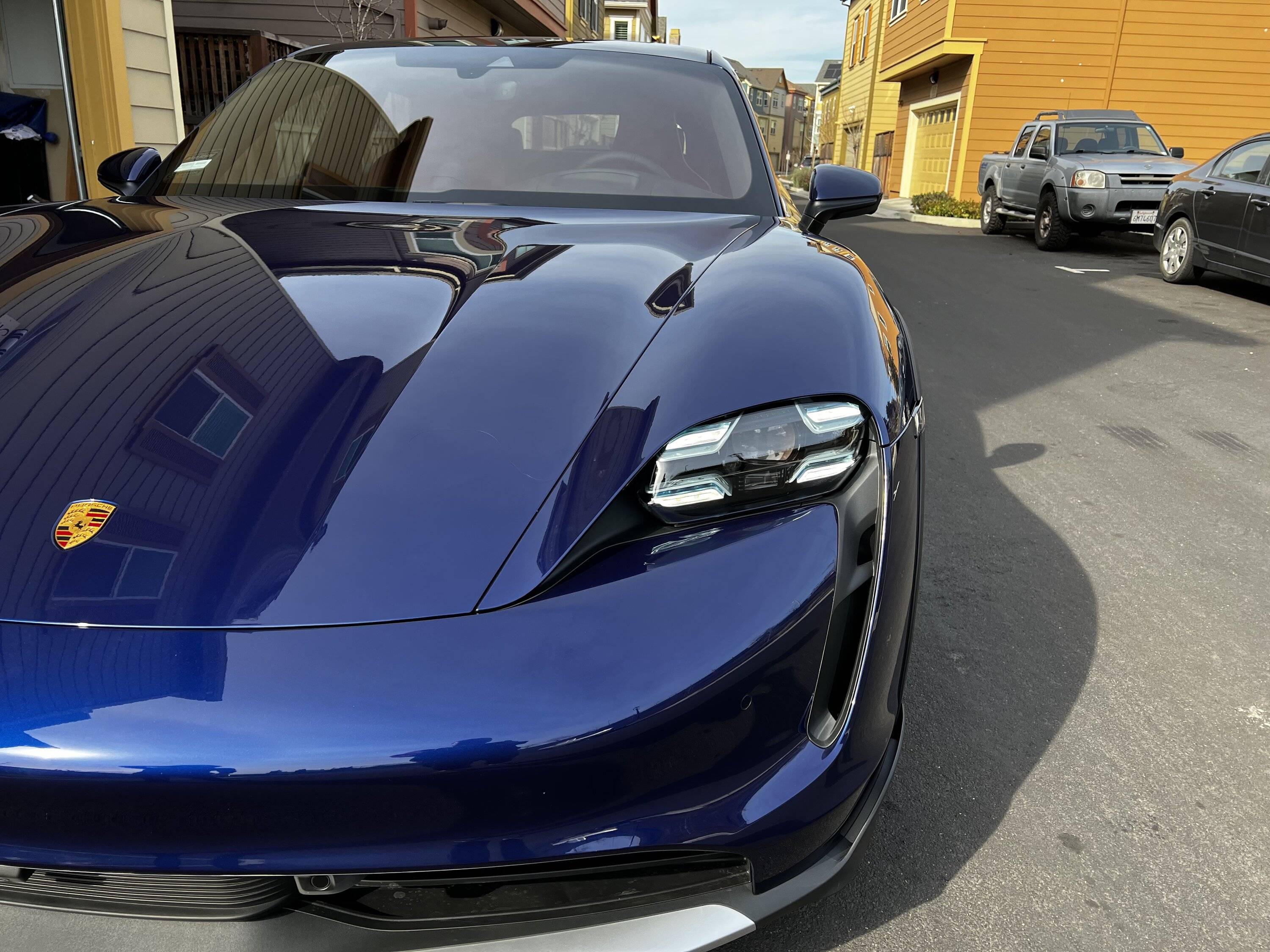 Porsche Taycan Gentian Blue Metallic - Will it Look Purplish? IMG_0460
