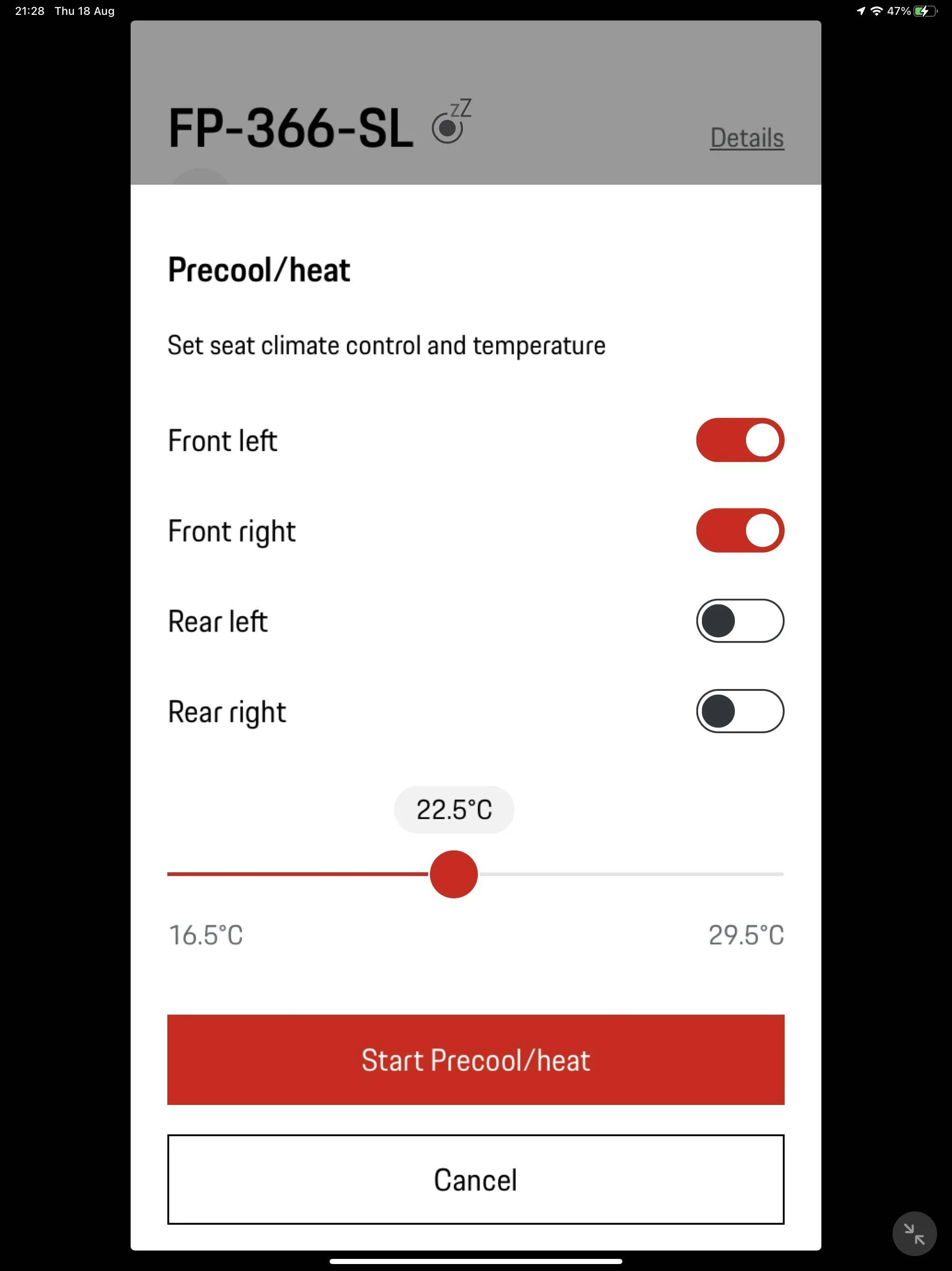 Porsche Taycan Updated Version of the My Porsche app FD049A46-DBA7-46E2-AA25-C0C586187A0C