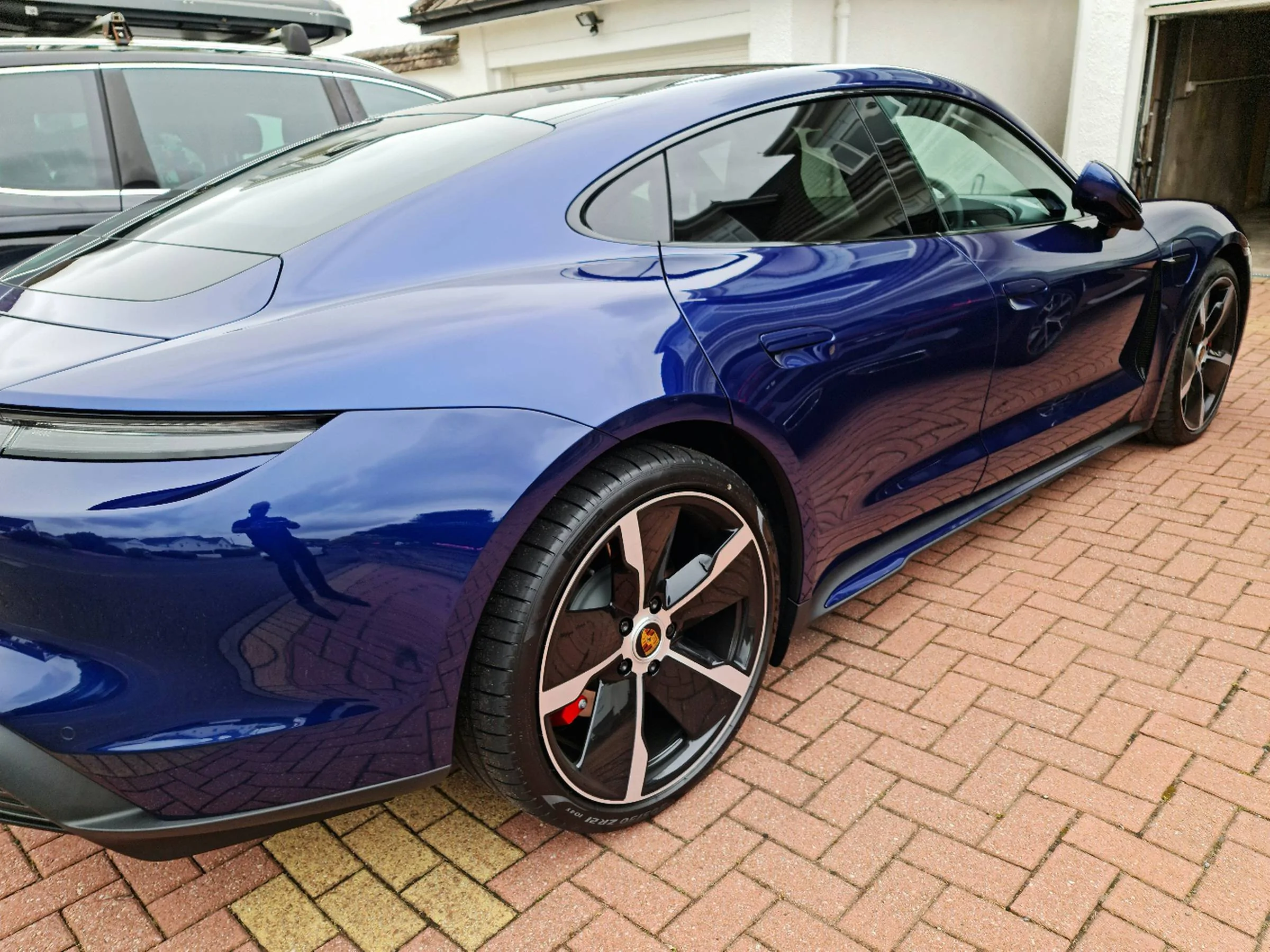 Porsche Taycan Gentian Blue Metallic - Will it Look Purplish? 20220731_103450