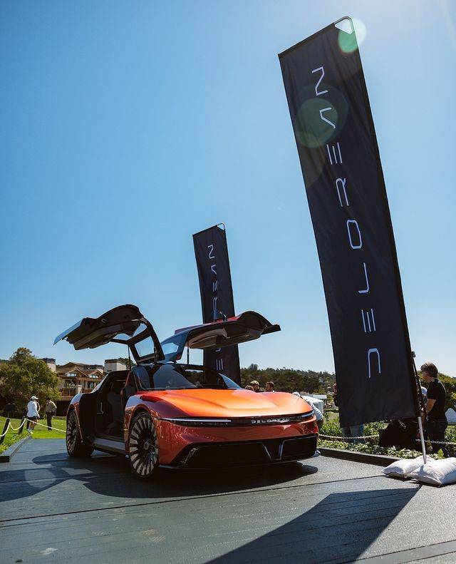 Porsche Taycan DeLorean Alpha5 electric car unveiled to rival Porsche Taycan 1660944030719_2