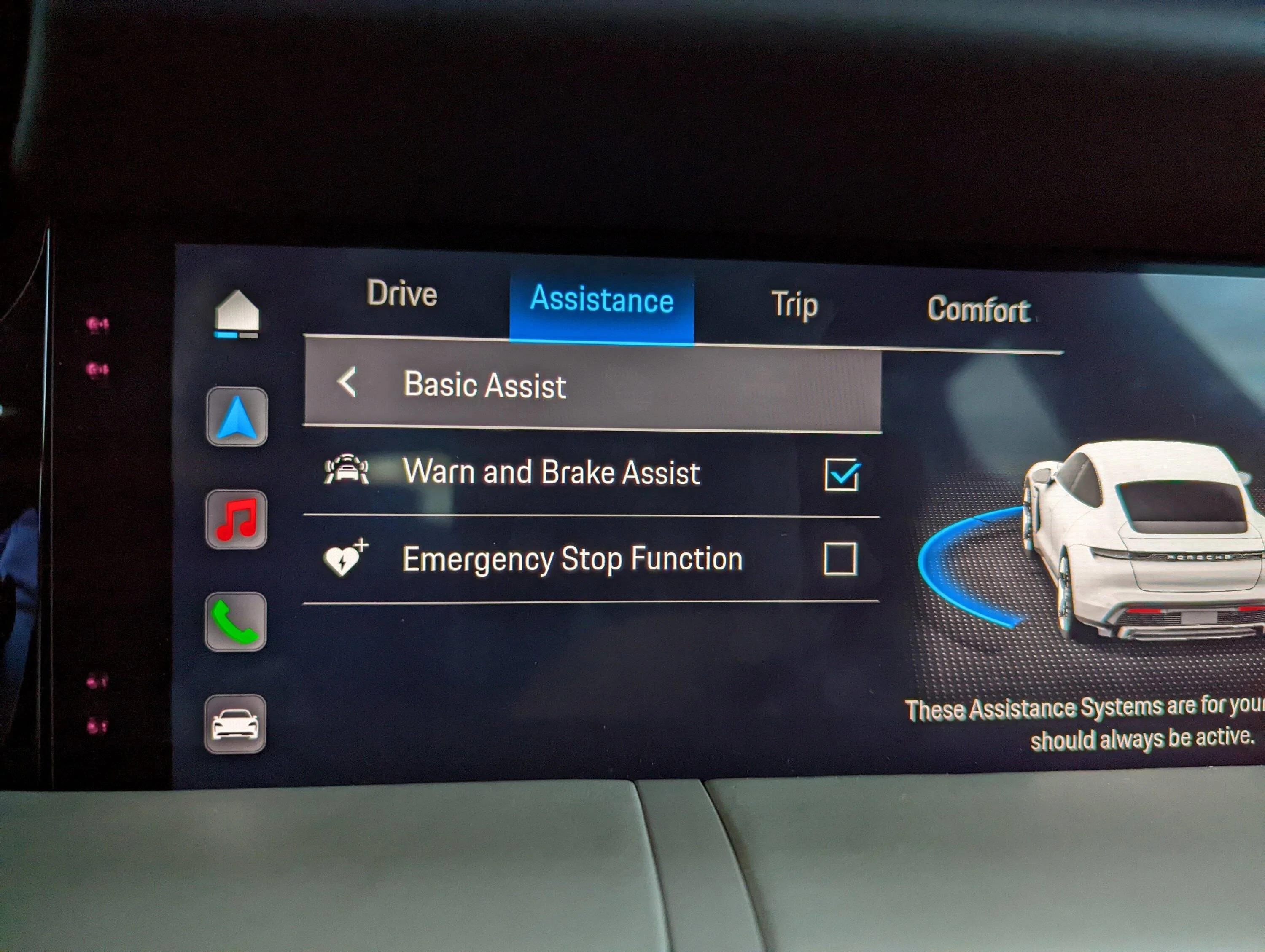Porsche Taycan Driver Control Required message PXL_20220822_130445774