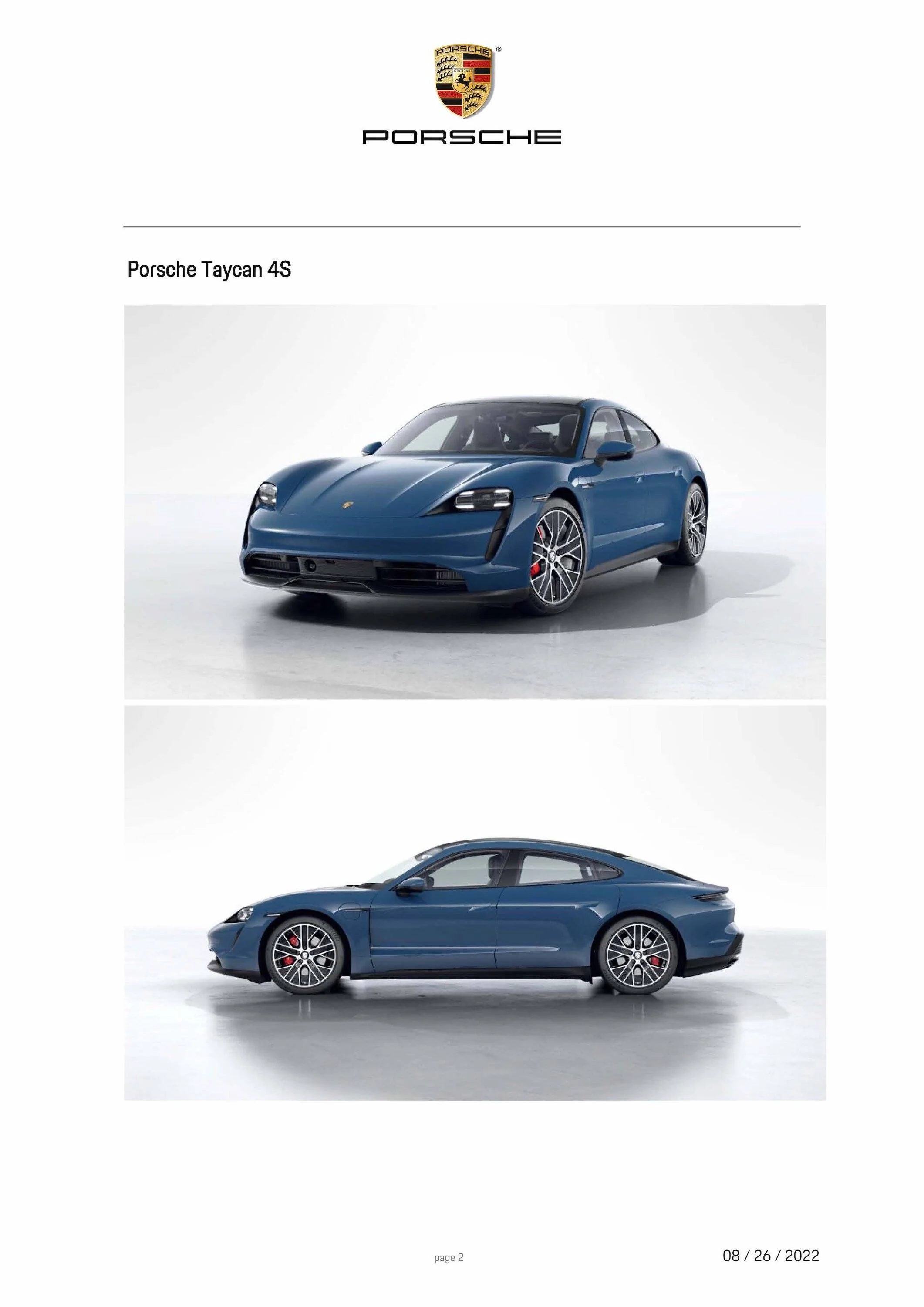 Porsche Taycan New Taycan 4S build - thoughts? Taycan Build _Page_1