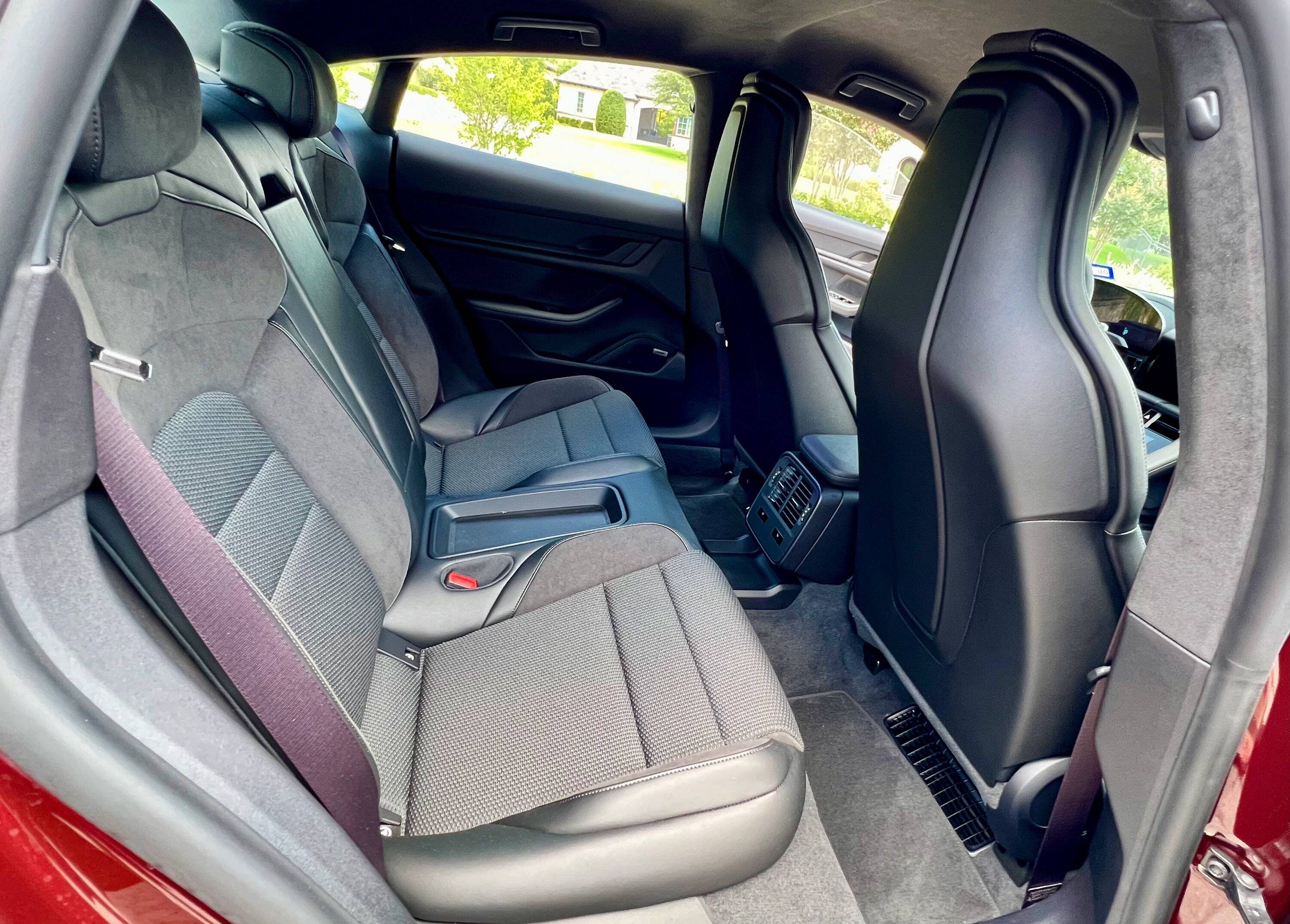Porsche Taycan Can we have a GTS Photo thread? Ruby interior rear