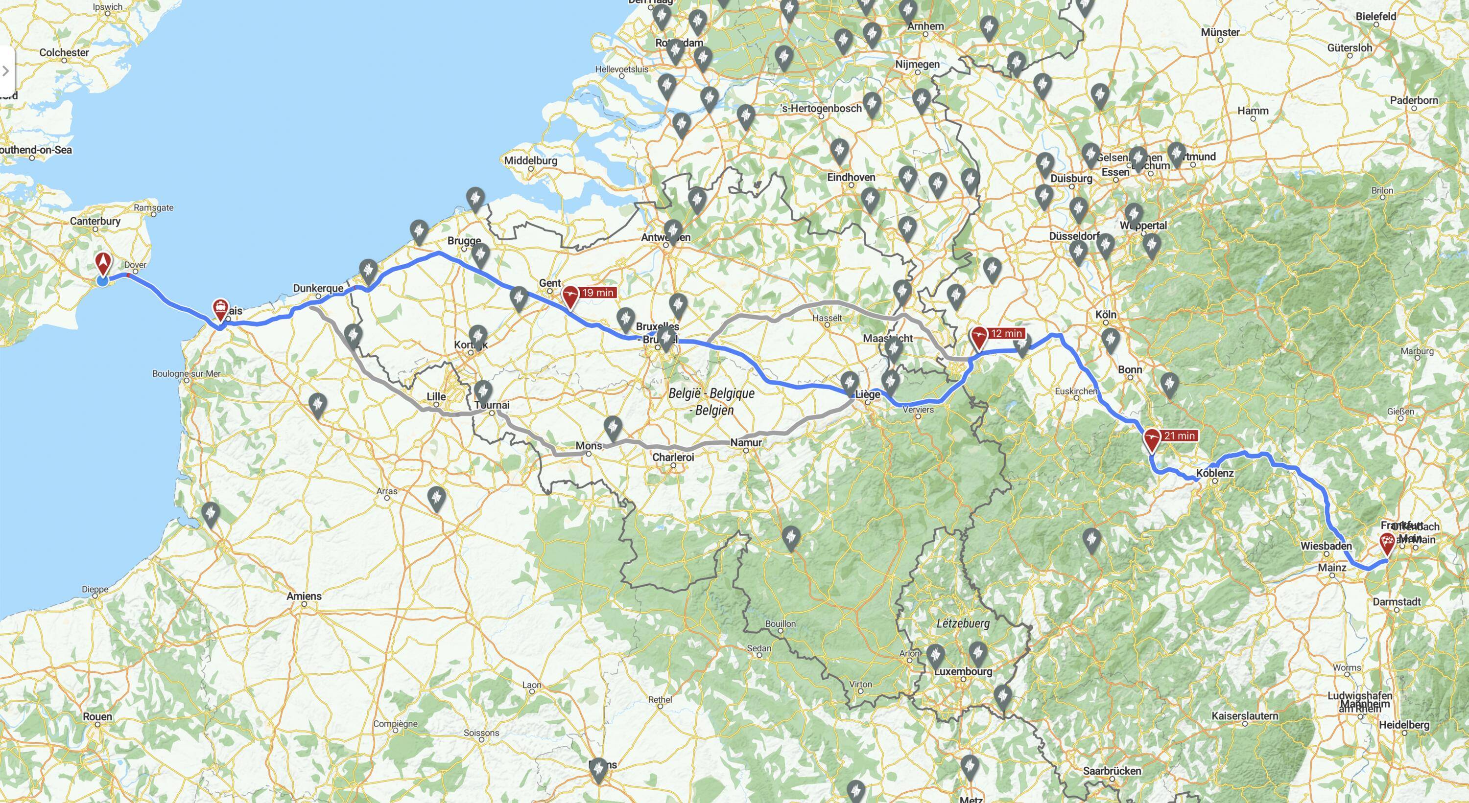 Porsche Taycan Taycan to the Alps 18-day road trip 2022 Screenshot 2022-08-27 at 20.25.12