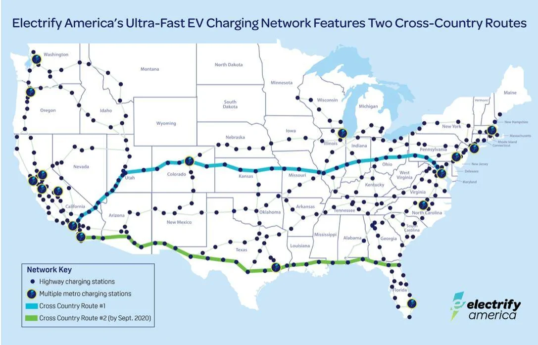 Porsche Taycan 2000 New EVgo Charging Stations Coming to 500 Locations on US Highways (Joint Project by GM & Pilot) Screen Shot 2022-08-27 at 4.26.11 PM