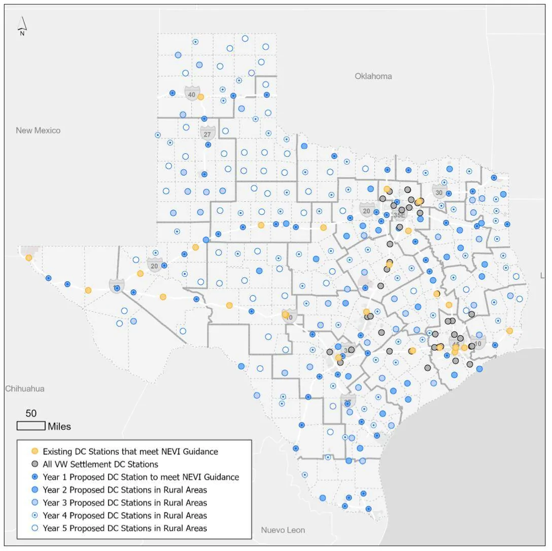 Porsche Taycan Your (US) State's EV Infrastructure Plans - Texas Example Screen Shot 2022-08-28 at 2.53.35 PM