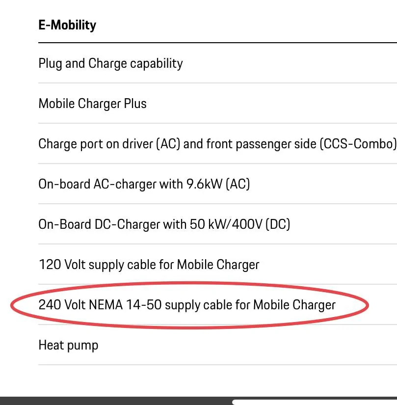 Porsche Taycan [ANNOUNCED] - PMCC tech advisory : charging rate amperage lowered for "normal" usage of the PMCC (rate reduced by half) 71600F71-511A-494E-AE57-6B1DCE862590