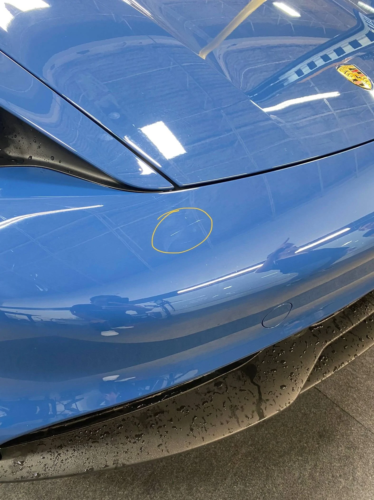 Porsche Taycan Leave scratch or have it repainted? (purchasing a CPO) IMG_20220901_194503