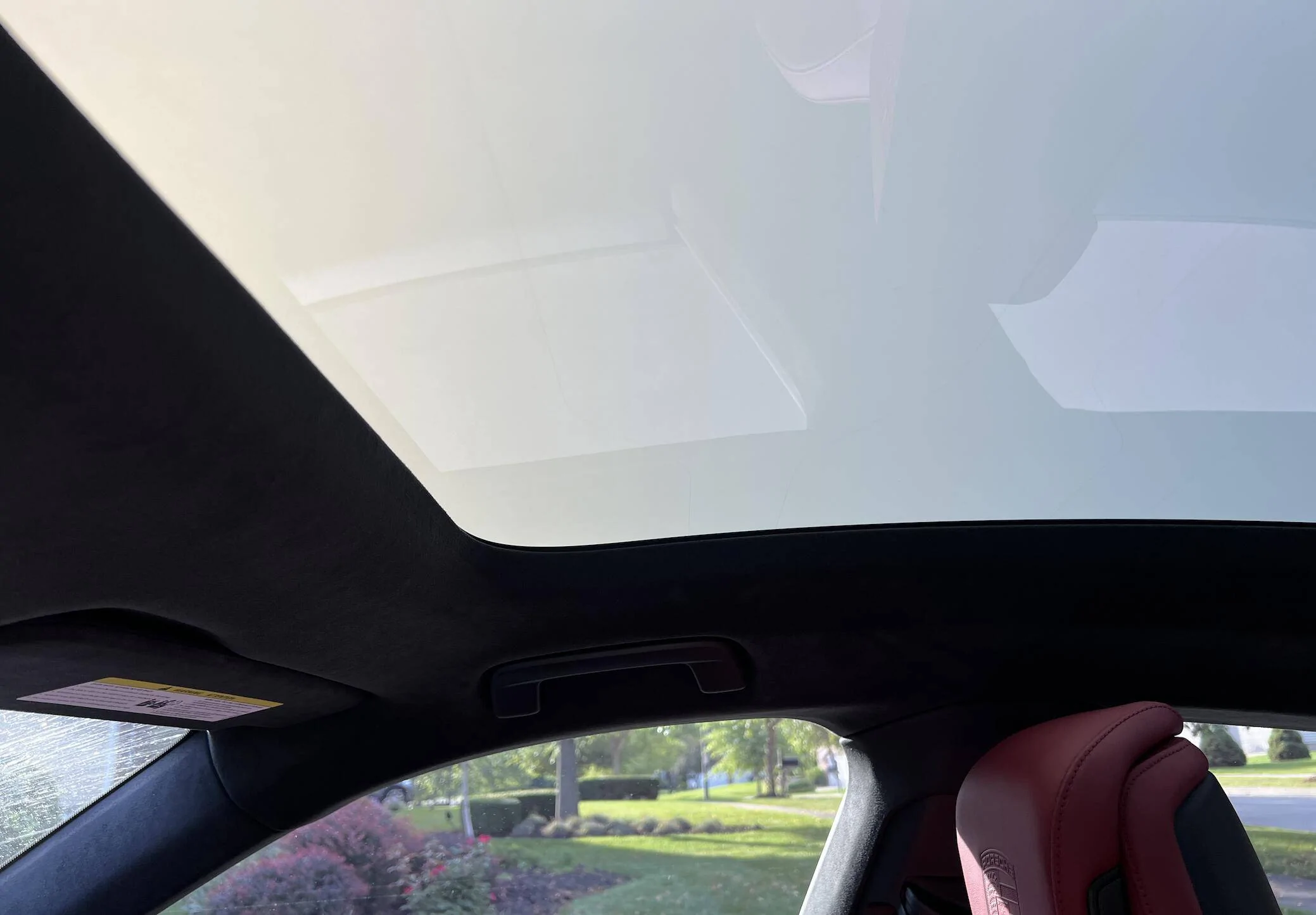 Porsche Taycan Per request, a mini review of the Variable Light Control VLC roof Screen Shot 2022-09-02 at 10.54.32 AM