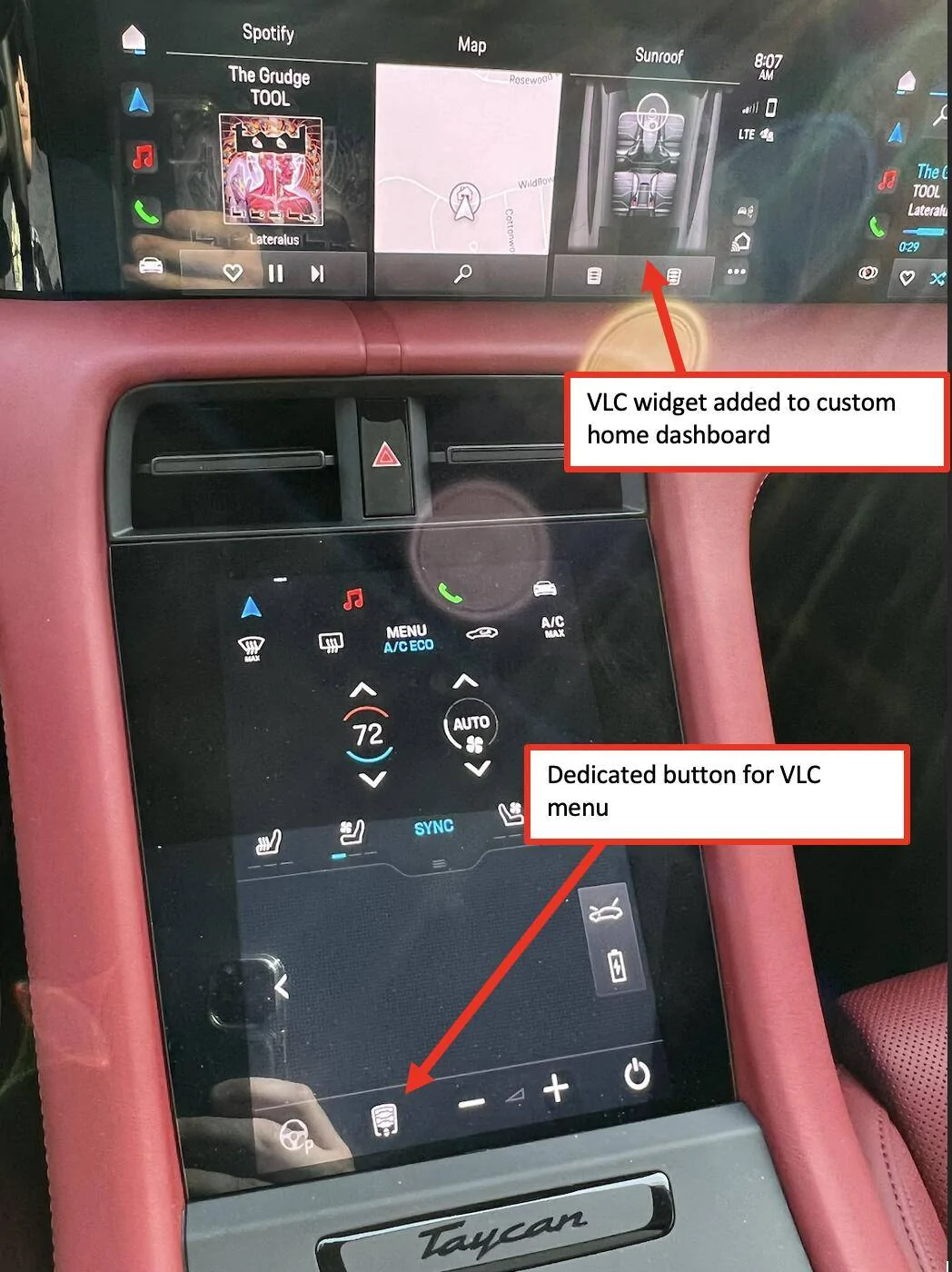 Porsche Taycan Per request, a mini review of the Variable Light Control VLC roof Screen Shot 2022-09-02 at 11.03.58 AM