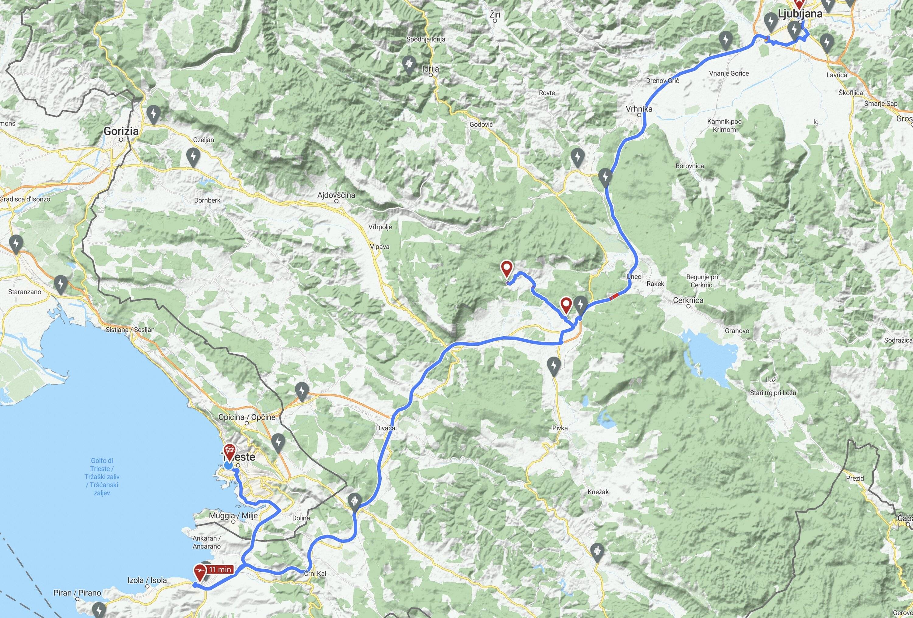 Porsche Taycan Taycan to the Alps 18-day road trip 2022 Screenshot 2022-09-03 at 08.08.38
