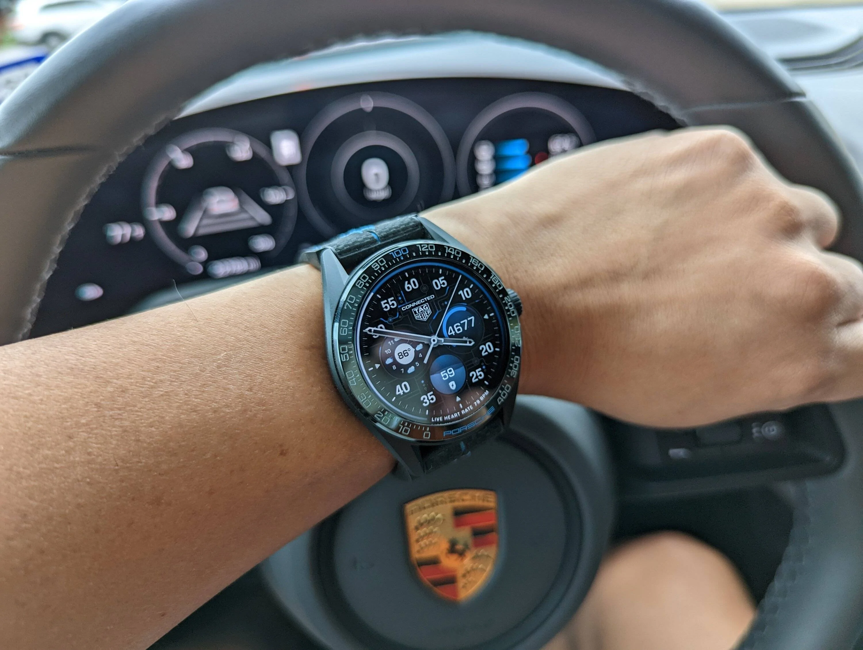 Porsche Taycan Tag Heuer Connected Porsche Watch PXL_20220903_205008722